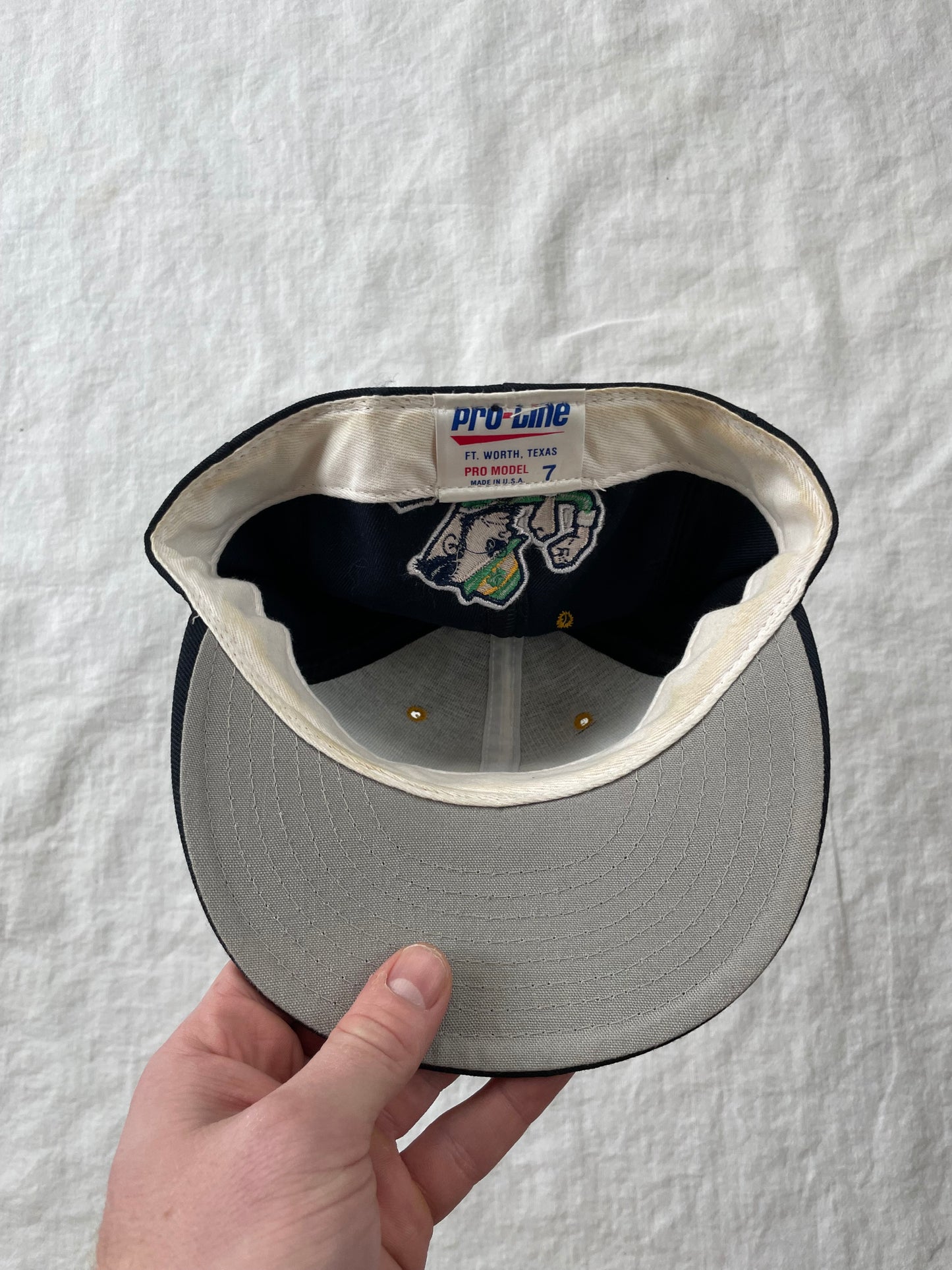 Vintage Notre Dame Fitted Hat Size 7