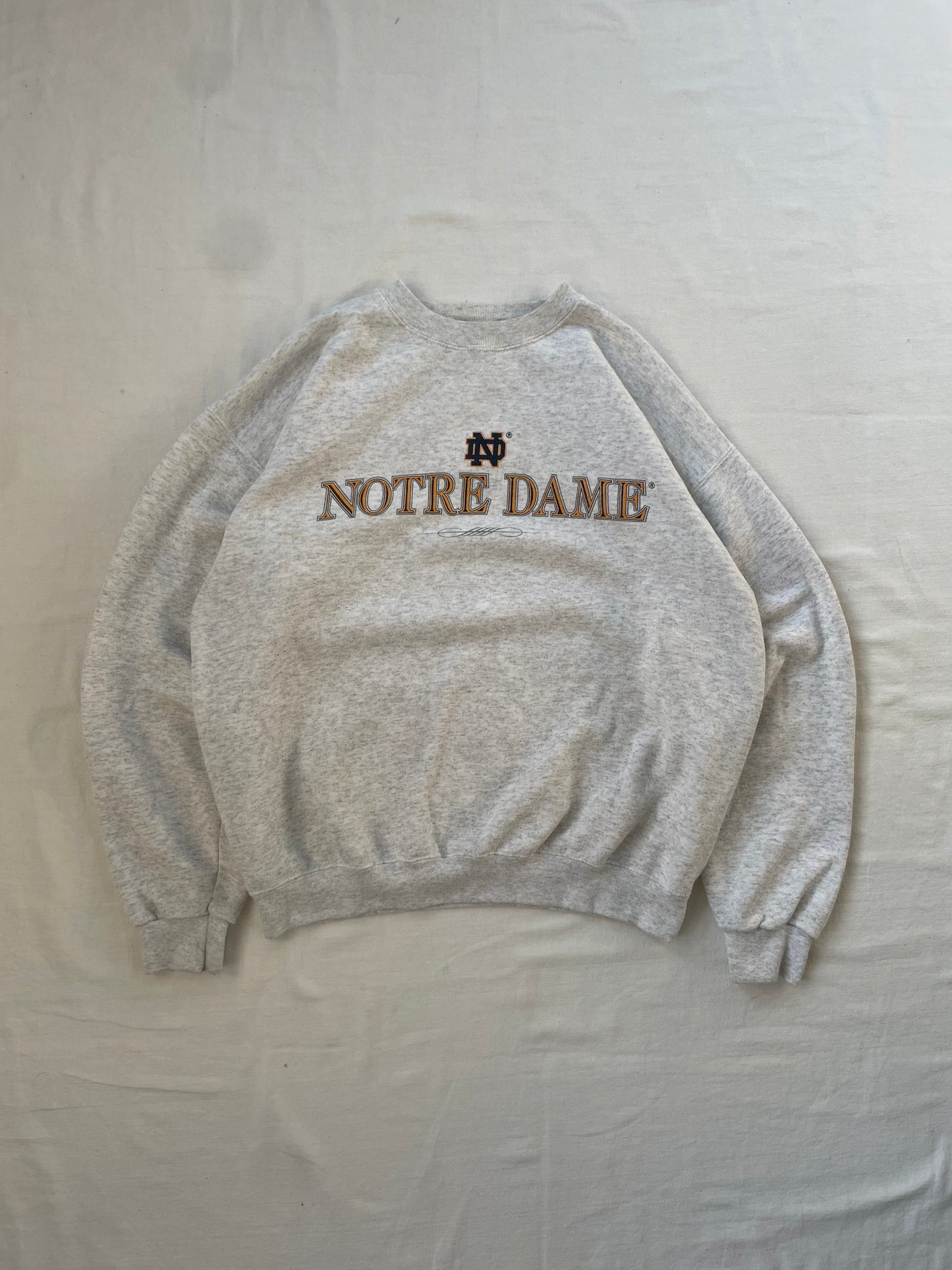 Vintage Notre Dame Crewneck Large