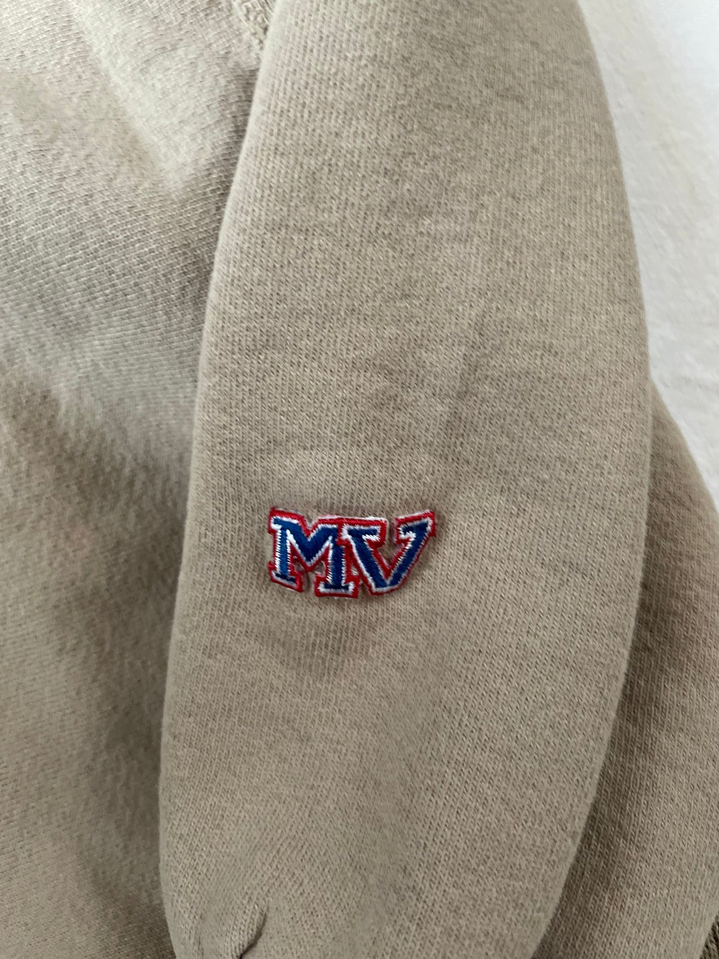 Vintage Notre Dame Tan Crewneck Large