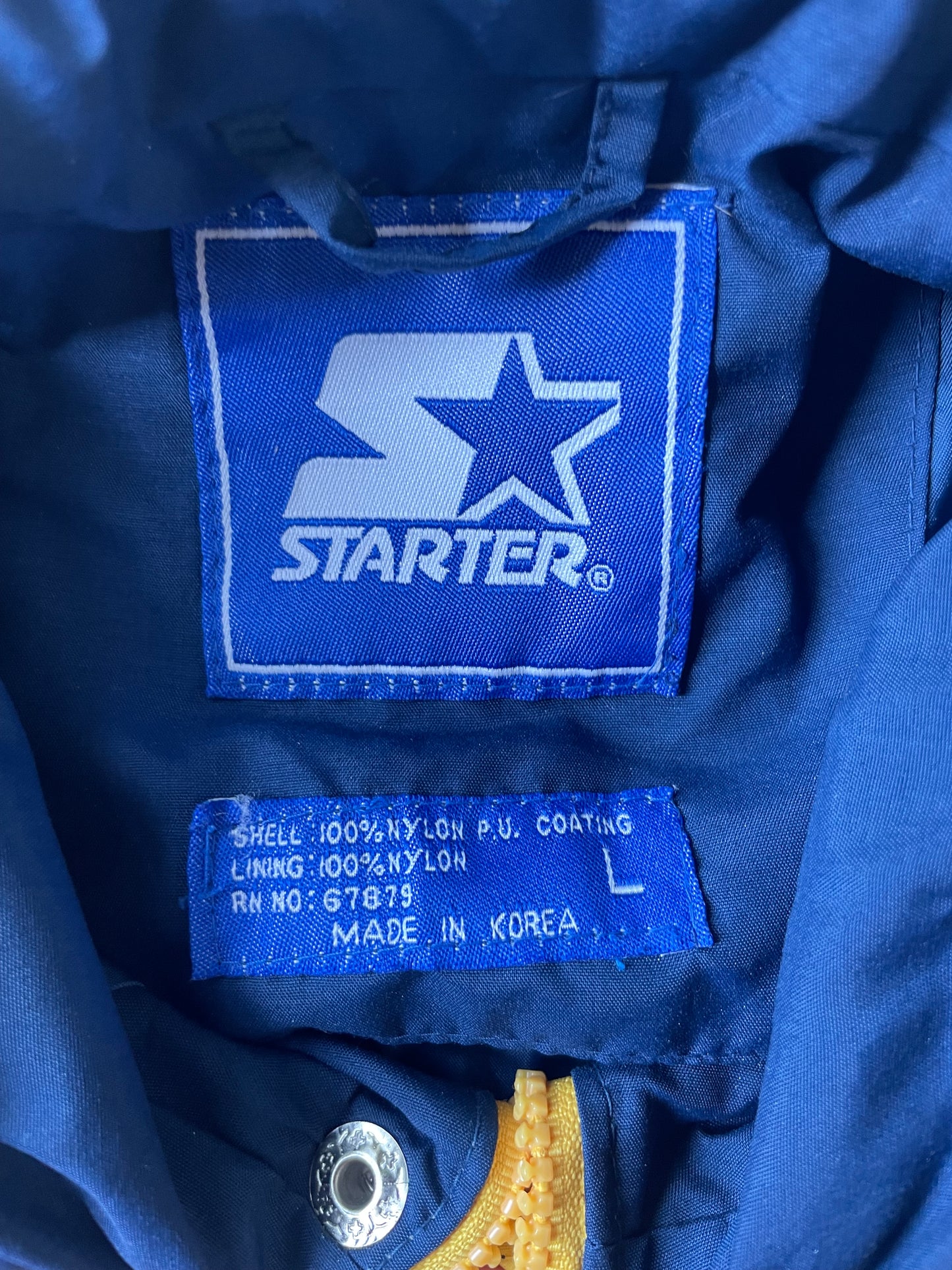 Vintage Notre Dame Windbreaker Jacket Large