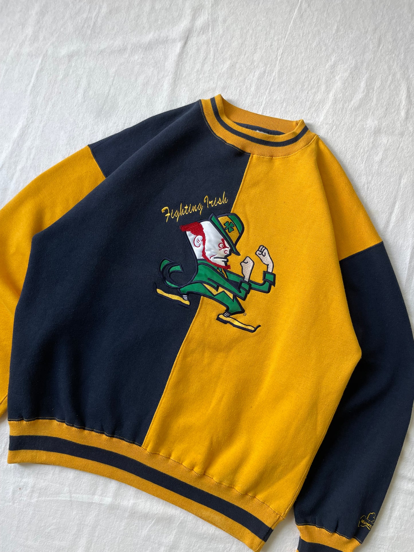 Vintage Notre Dame Crewneck Large