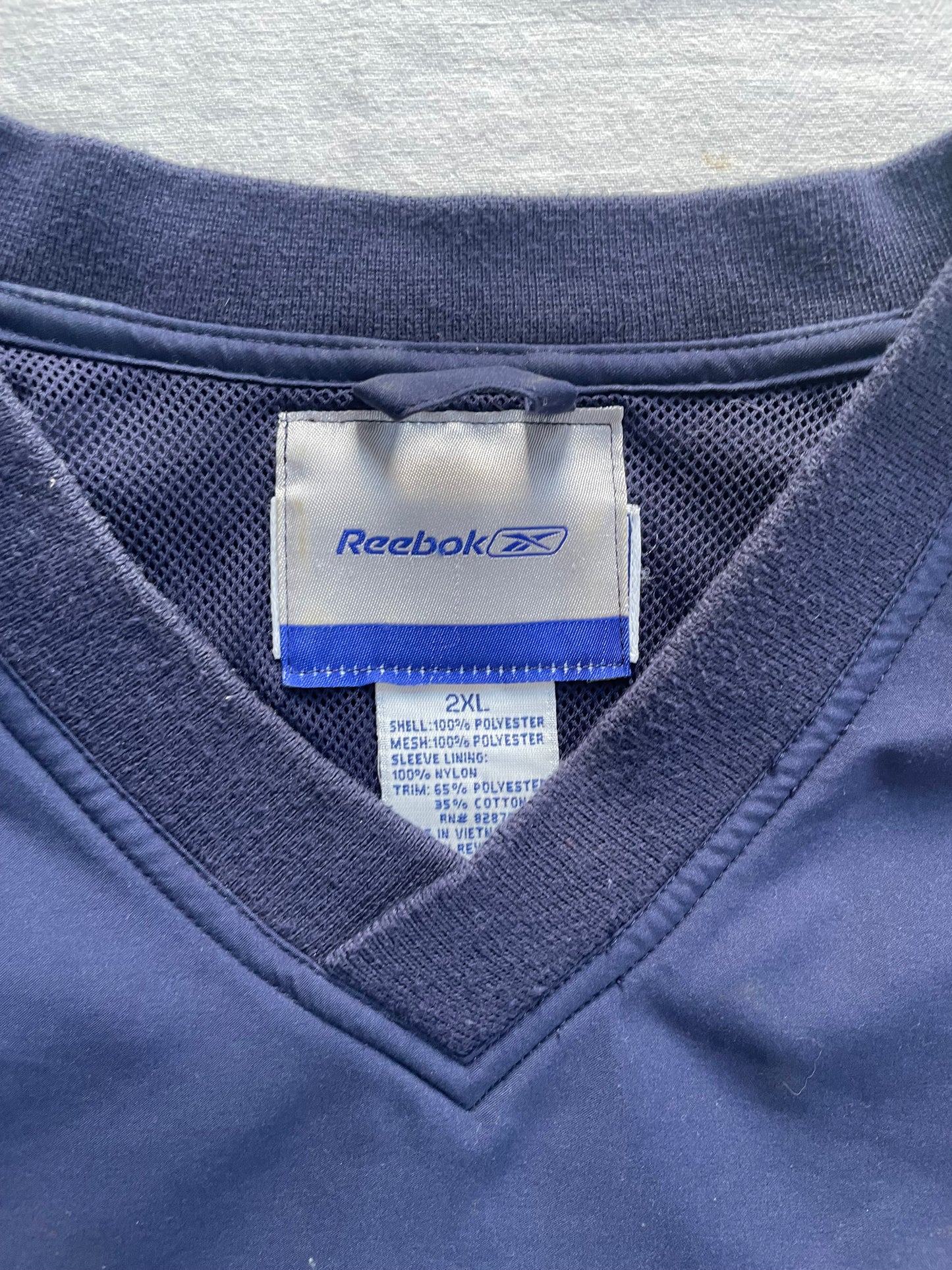 Vintage New England Patriots Pullover Windbreaker XLarge/2XL