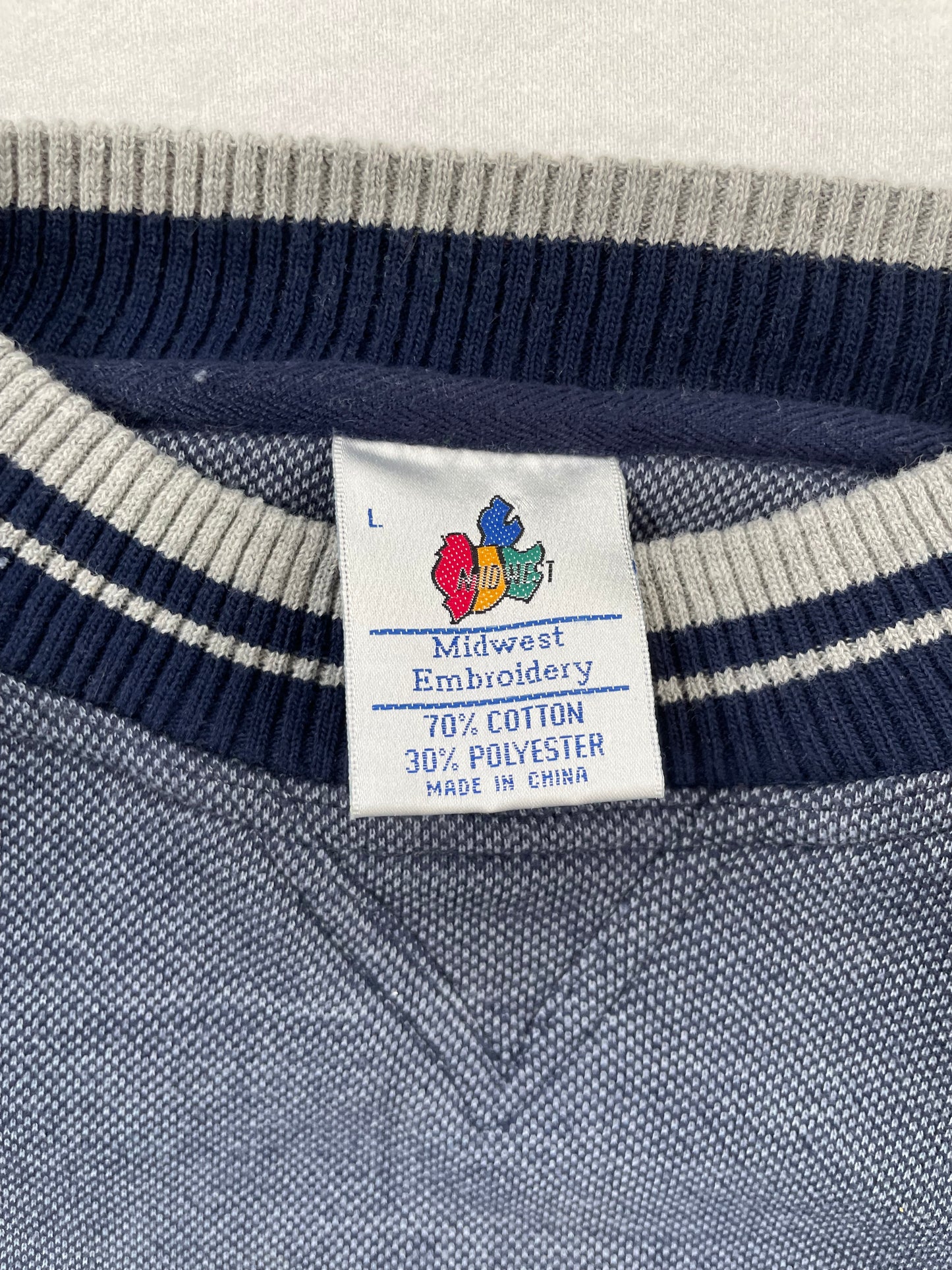 Vintage Notre Dame Crewneck Large