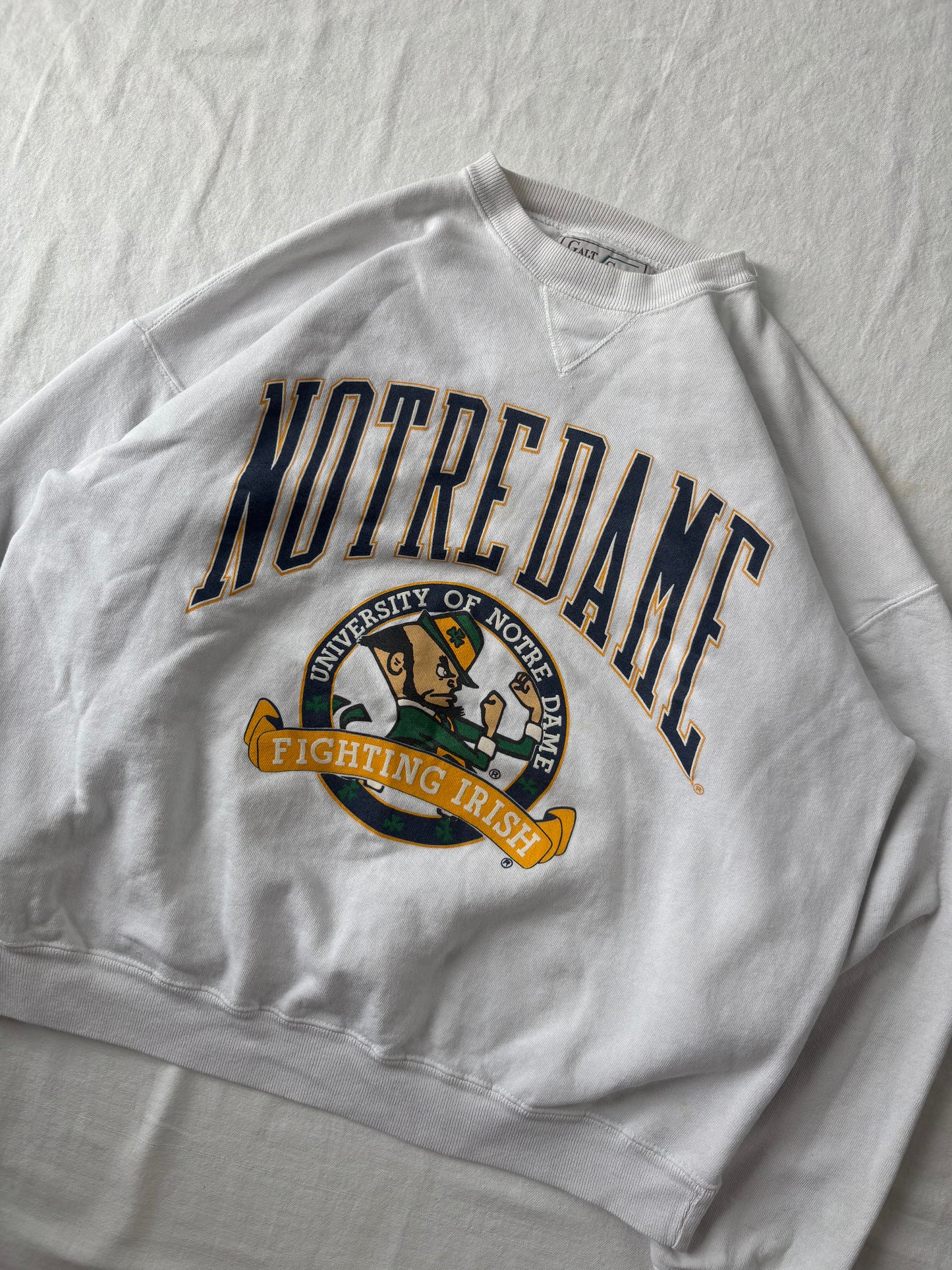 Vintage Notre Dame Crewneck XLarge