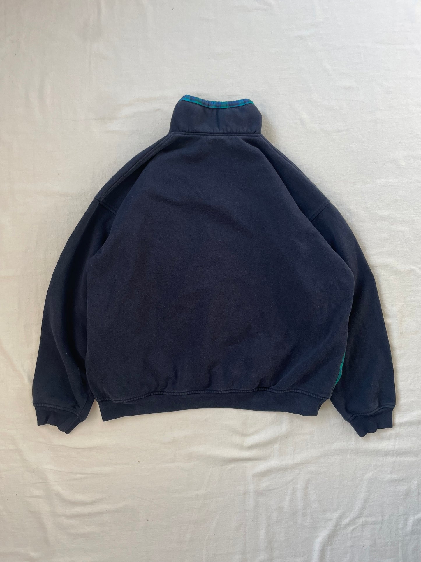 Vintage Notre Dame Quarter Zip Sweatshirt XLarge