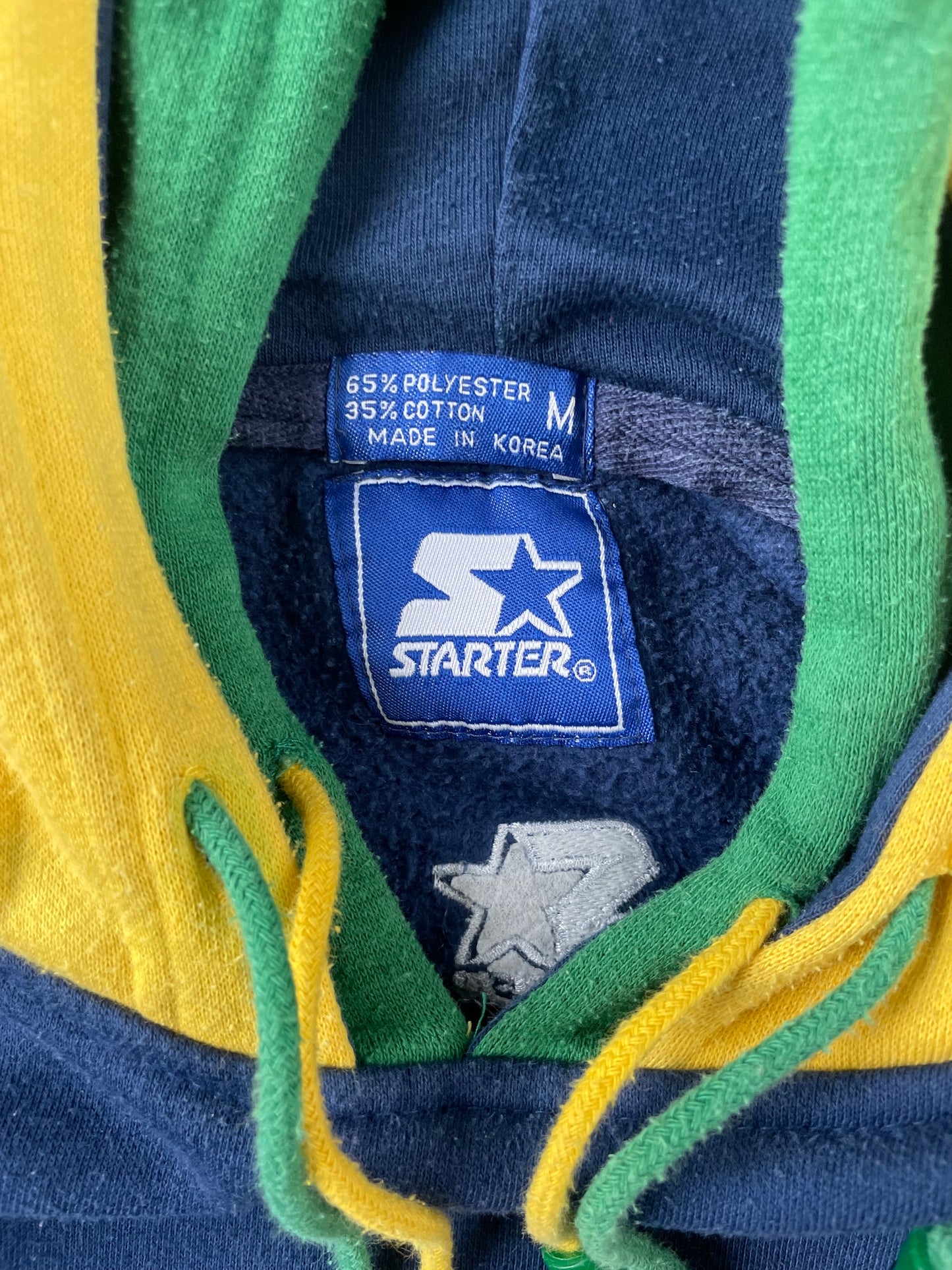 Vintage Notre Dame Starter Hoodie Medium