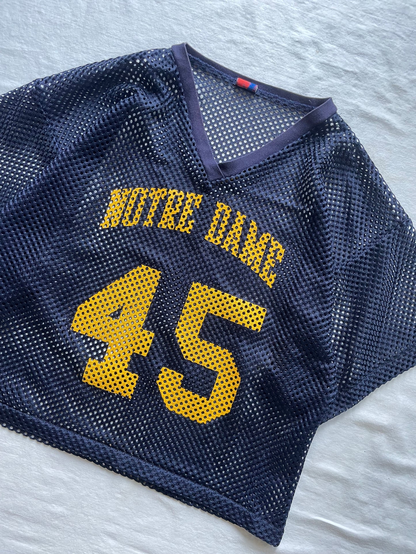Vintage Notre Dame Mesh Football Jersey Large/XLarge
