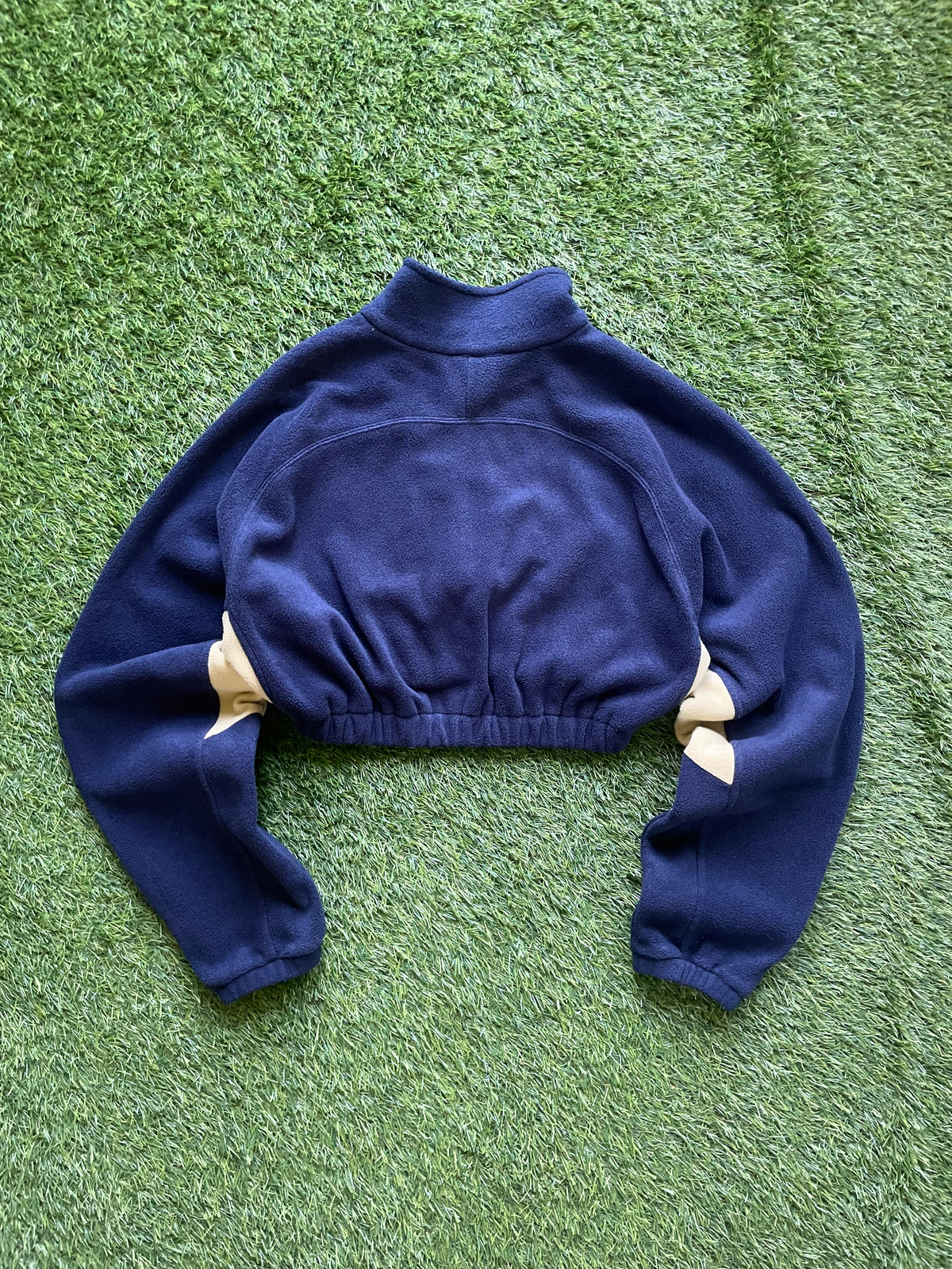 Vintage Notre Dame Women’s Cropped Fleece Jacket Medium/Large