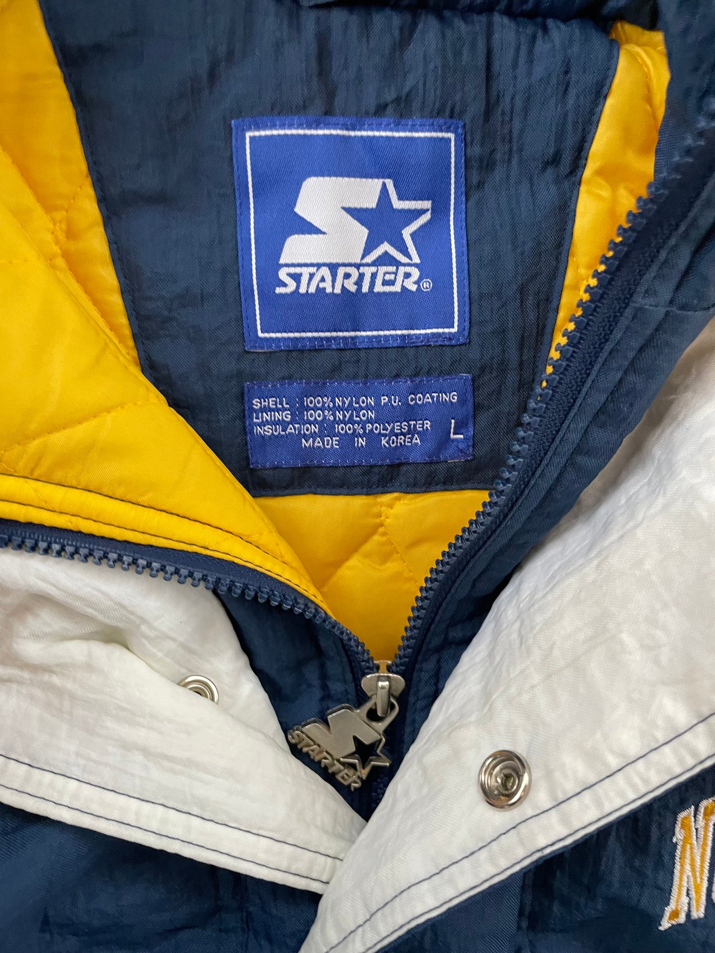 Vintage Notre Dame Puffer Jacket Large