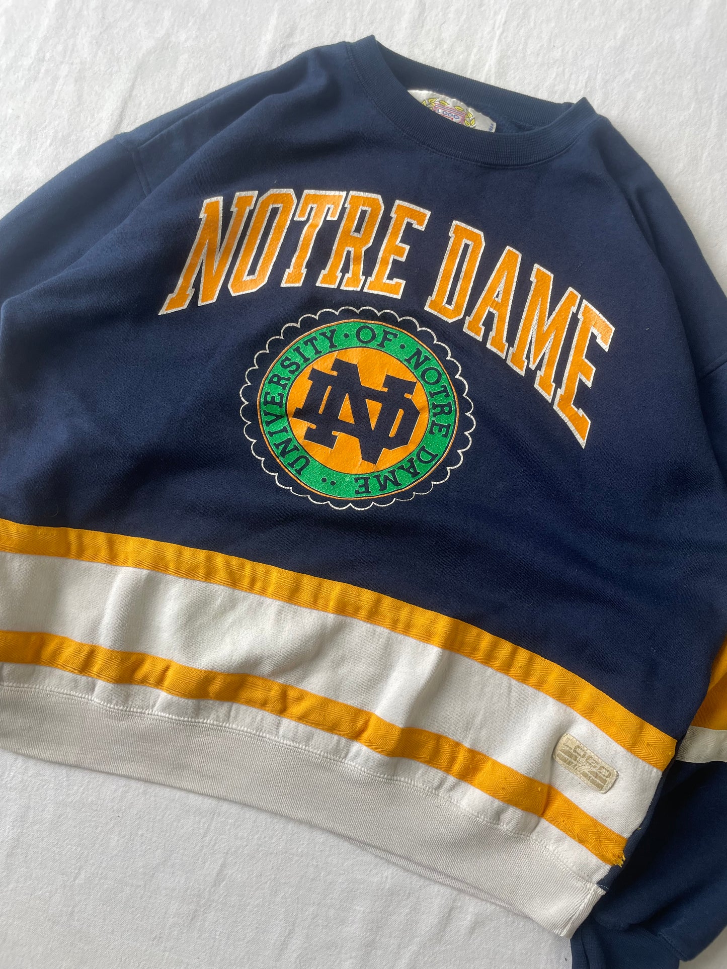 Vintage Notre Dame Crewneck XLarge