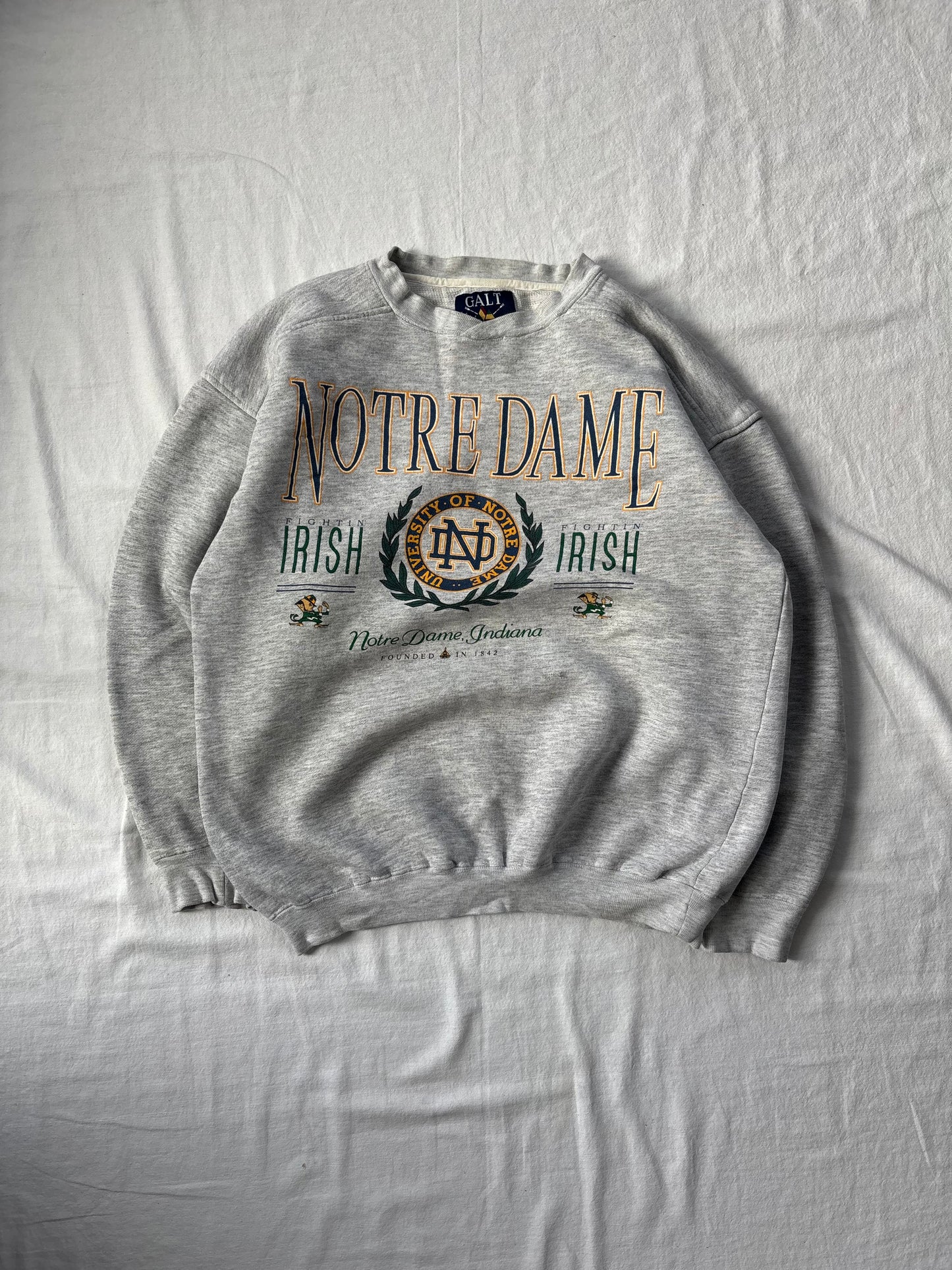 Vintage Notre Dame Crewneck Medium