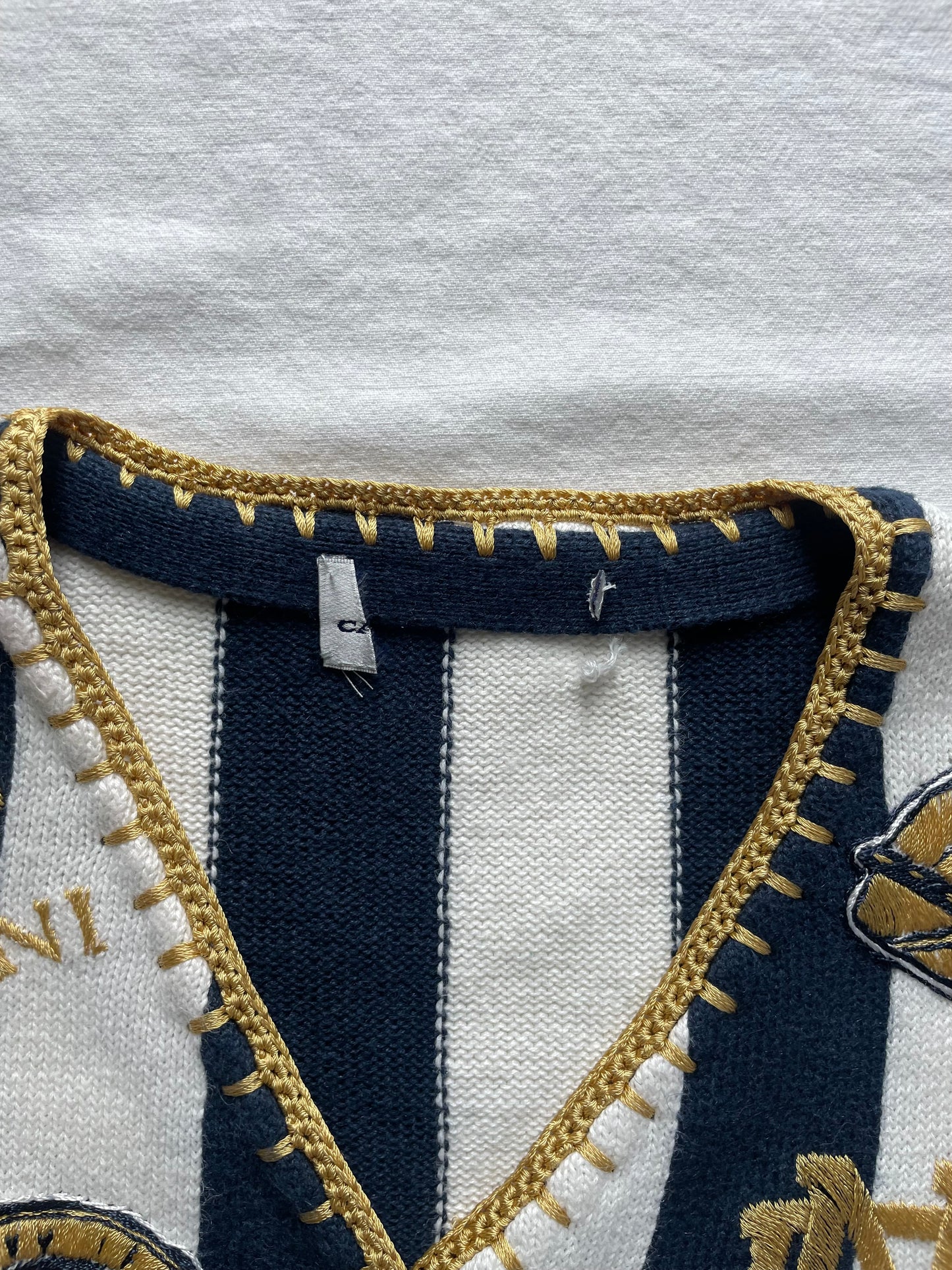 Vintage Notre Dame Sweater Vest Medium