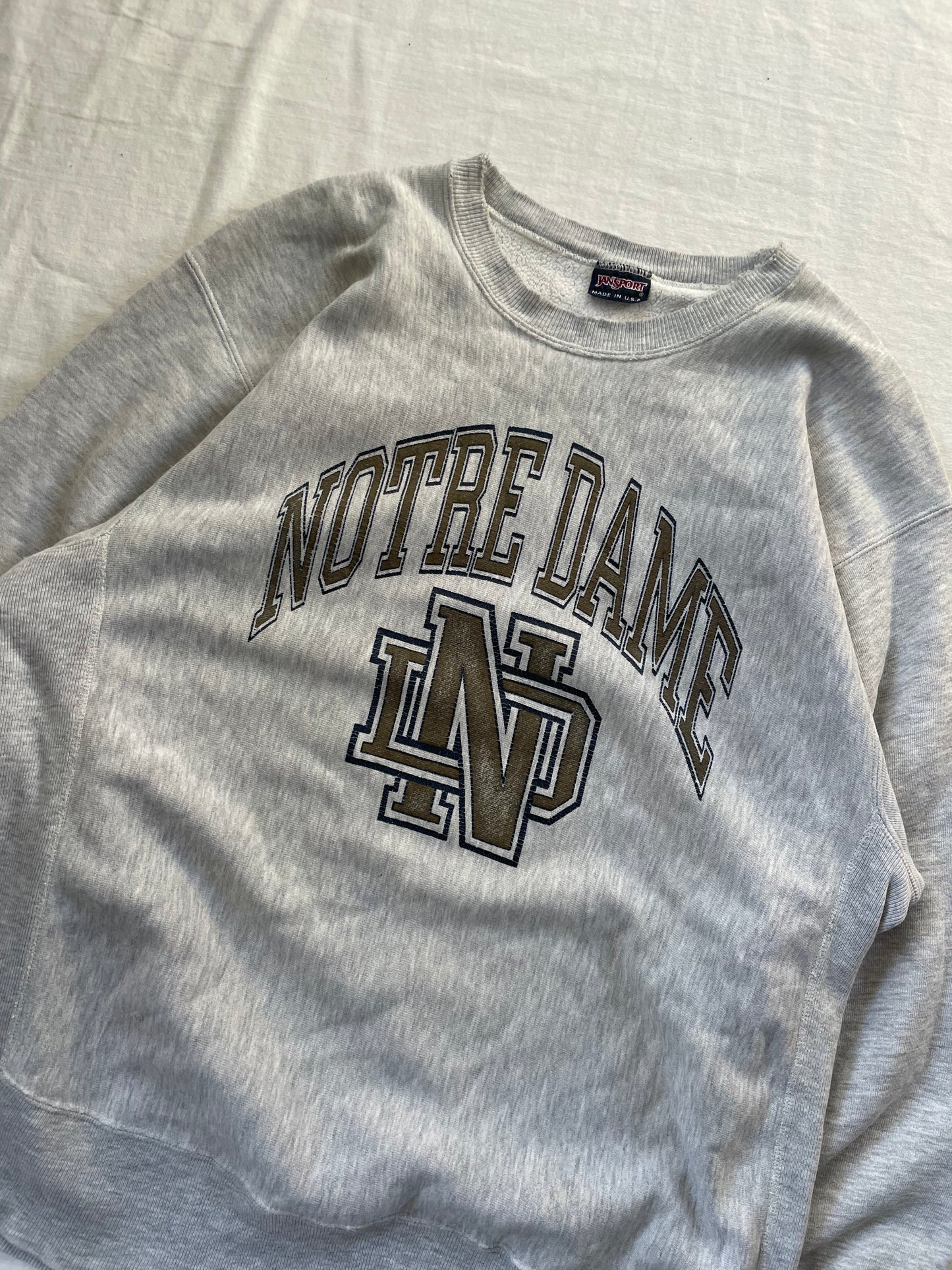 Vintage Notre Dame Crewneck 2XL