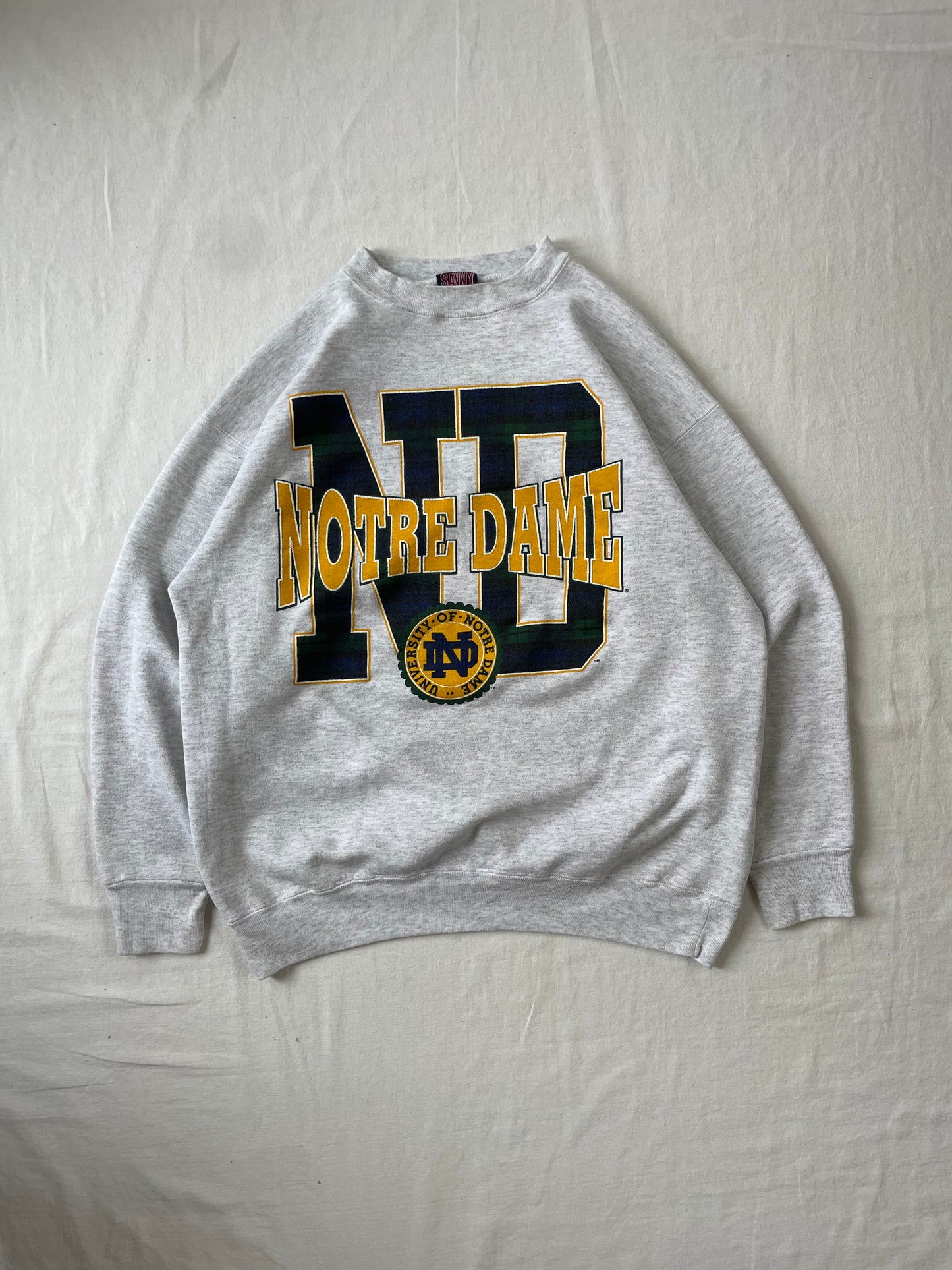 Vintage Notre Dame Crewneck XLarge