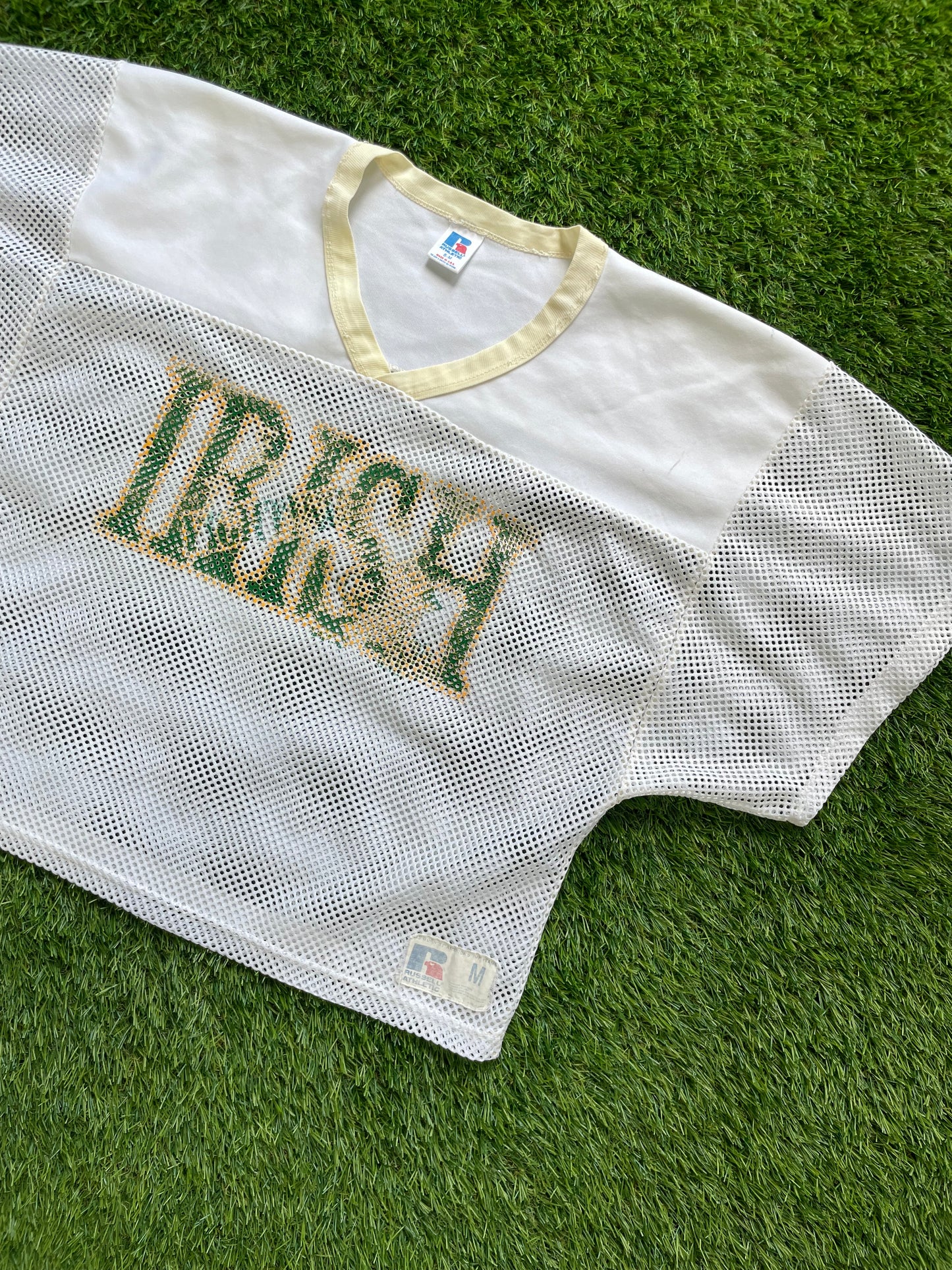 Vintage Notre Dame Irish Cropped  Football Jersey Small/Medium