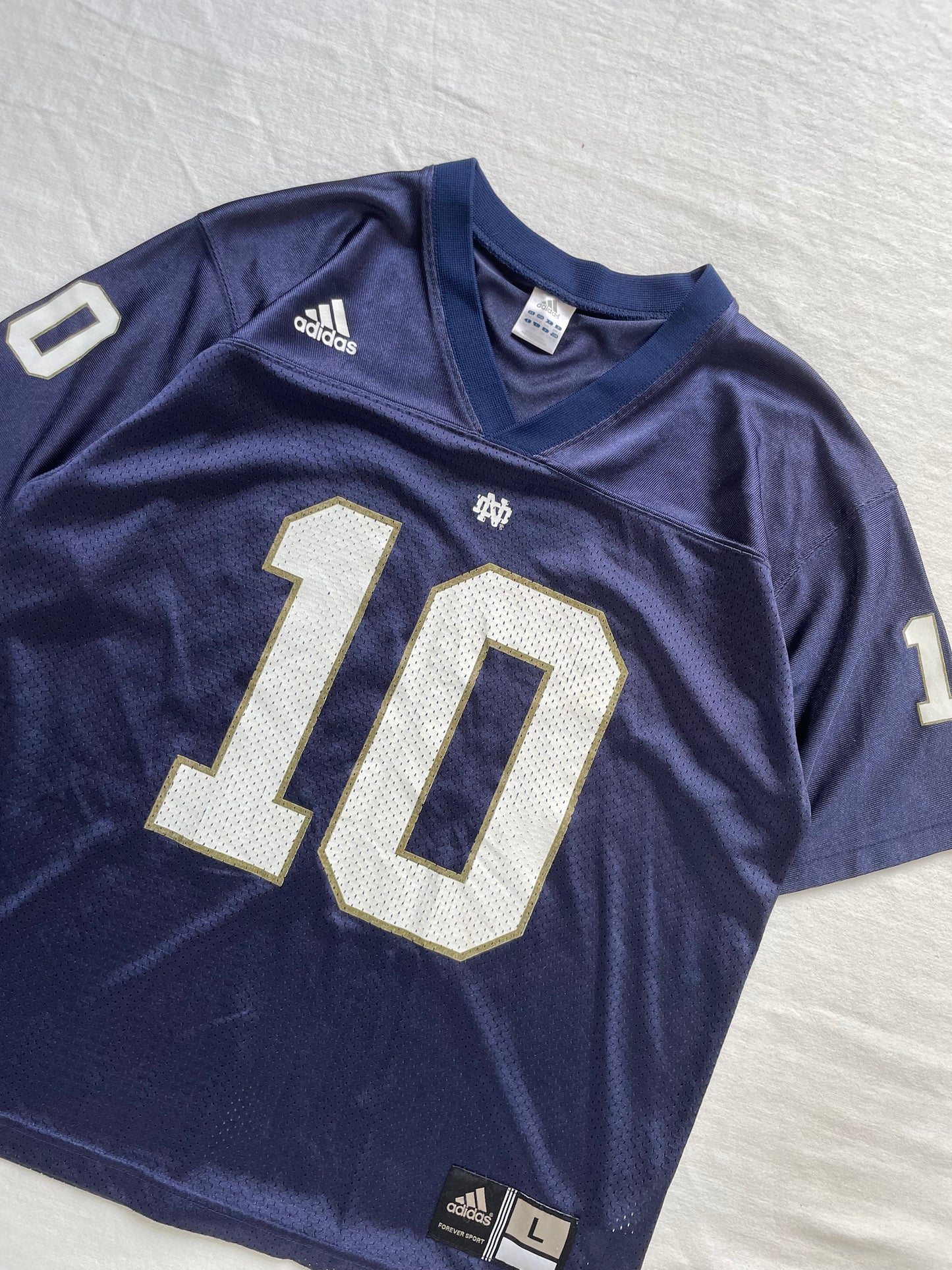 Vintage Notre Dame Football Jersey Youth Large/ Women’s Medium