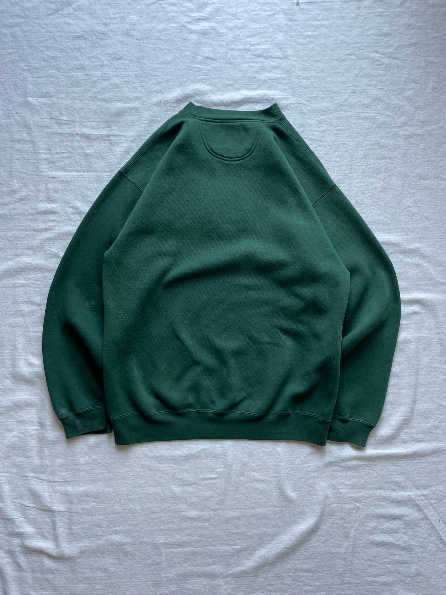 Vintage Notre Dame Green Crewneck Large