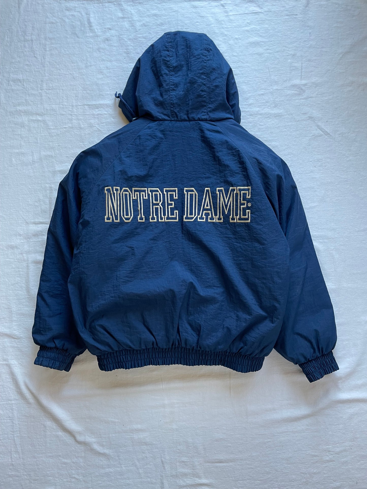 Vintage Notre Dame Puffer Jacket Large
