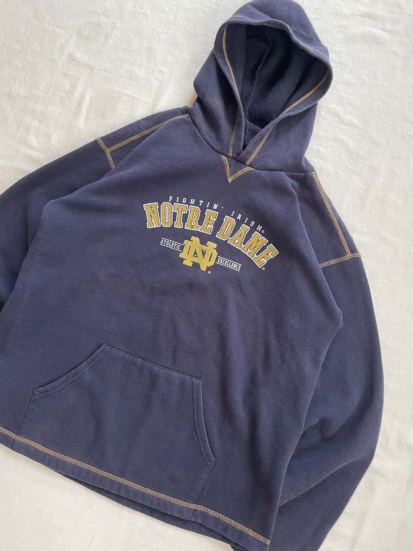 Vintage Notre Dame Hoodie Youth Large/Women’s Medium