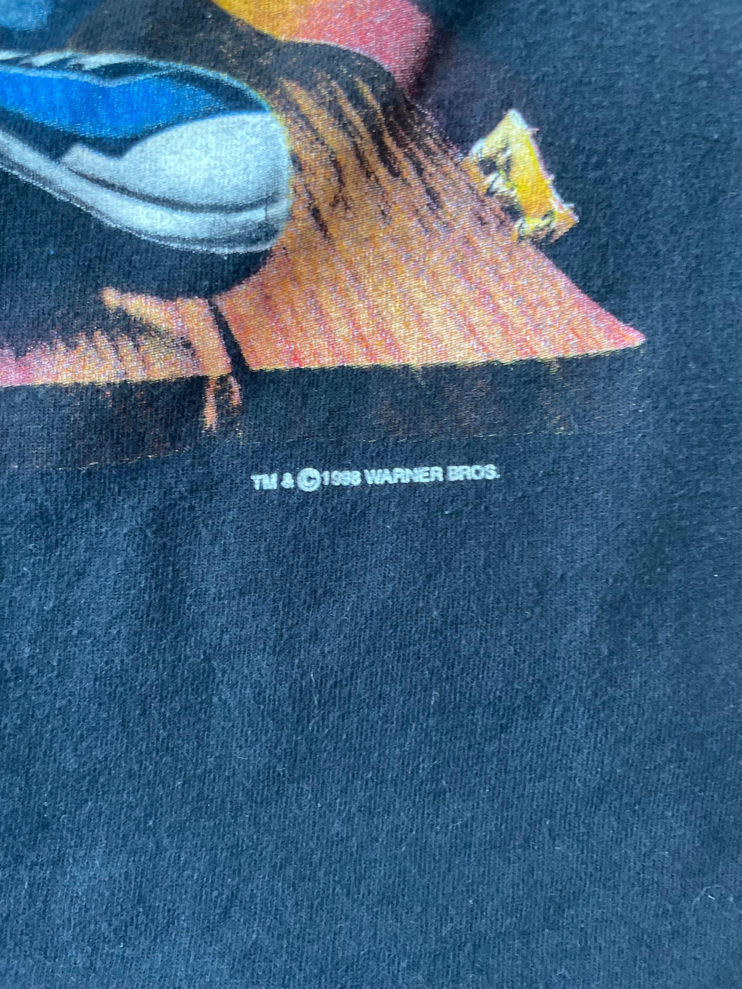 Vintage Notre Dame Looney Tunes Taz Tee Large