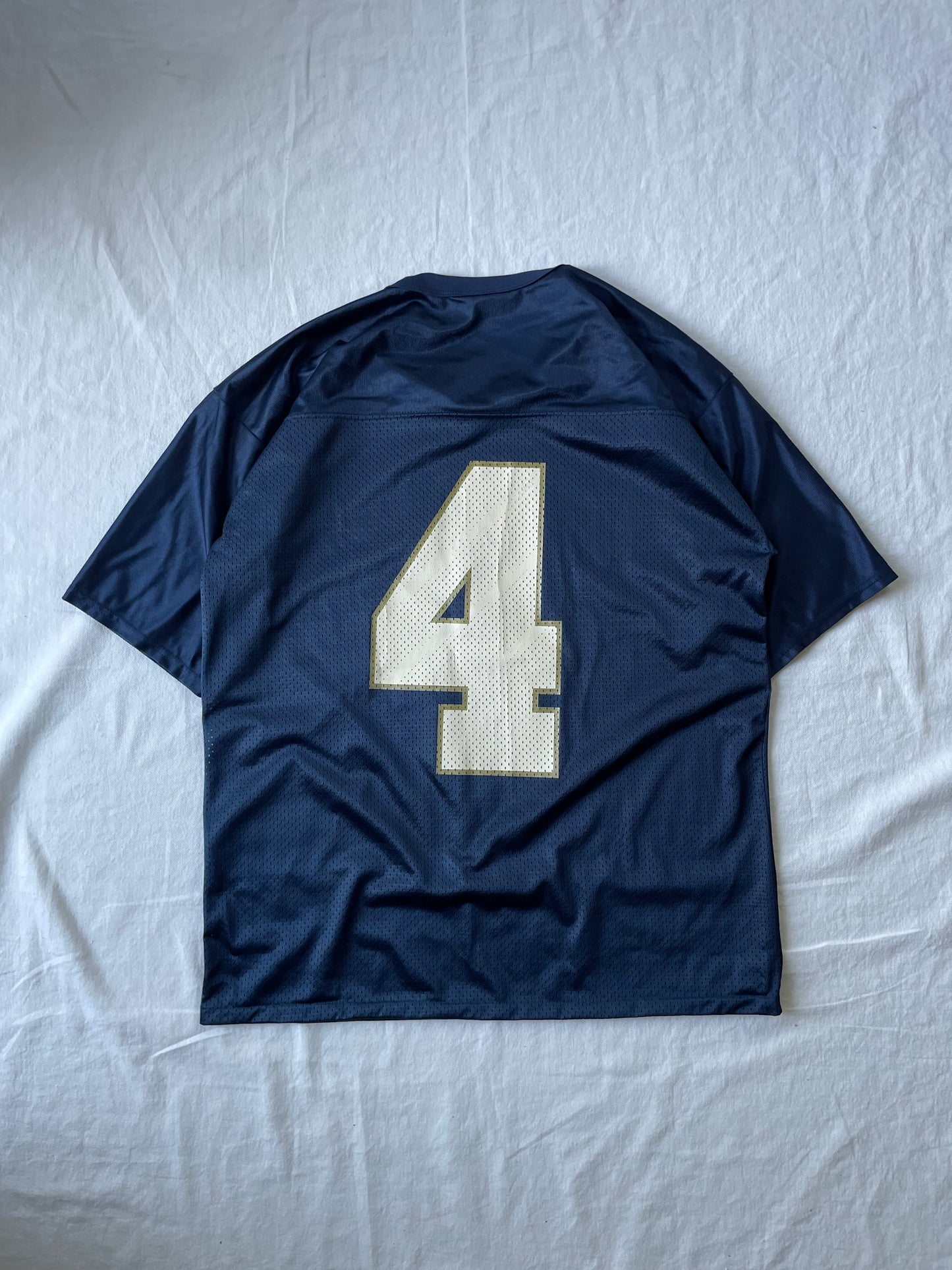 Vintage Notre Dame Number 4 Football Jersey Large