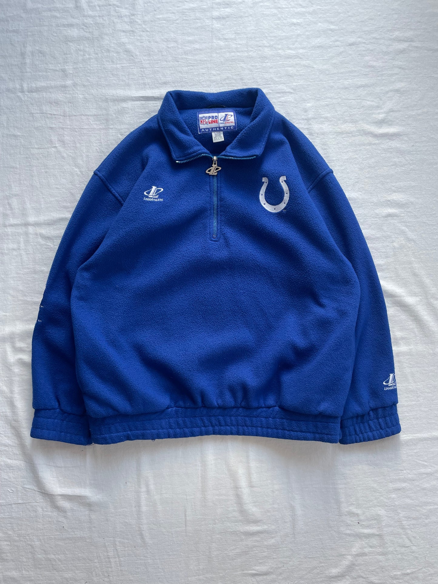Vintage Indianapolis Colts Quarter Zip Large