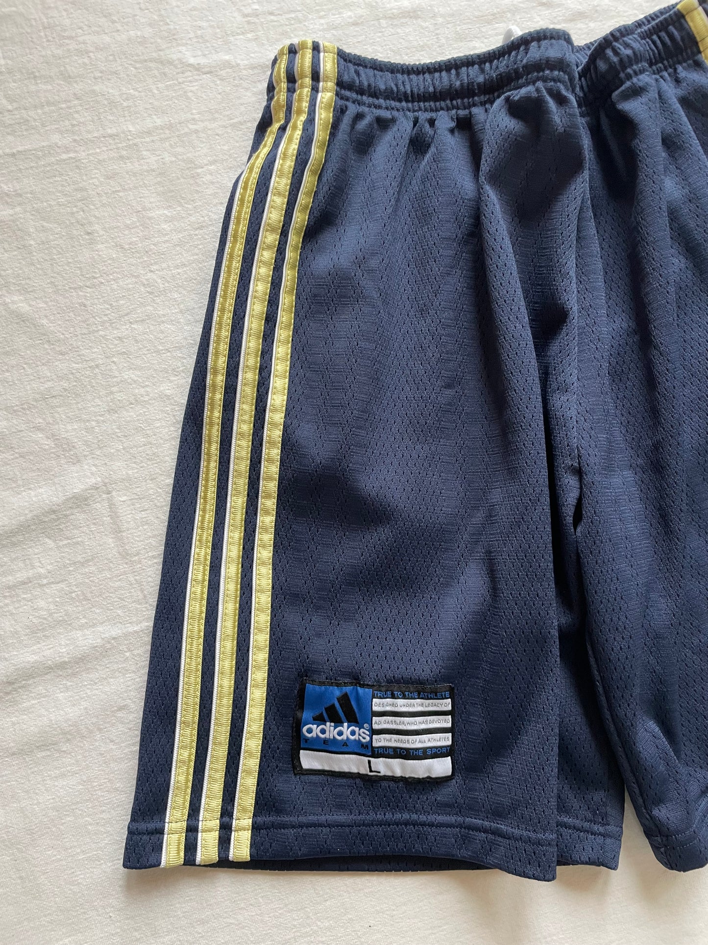 Vintage Notre Dame Adidas Soccer Shorts Large