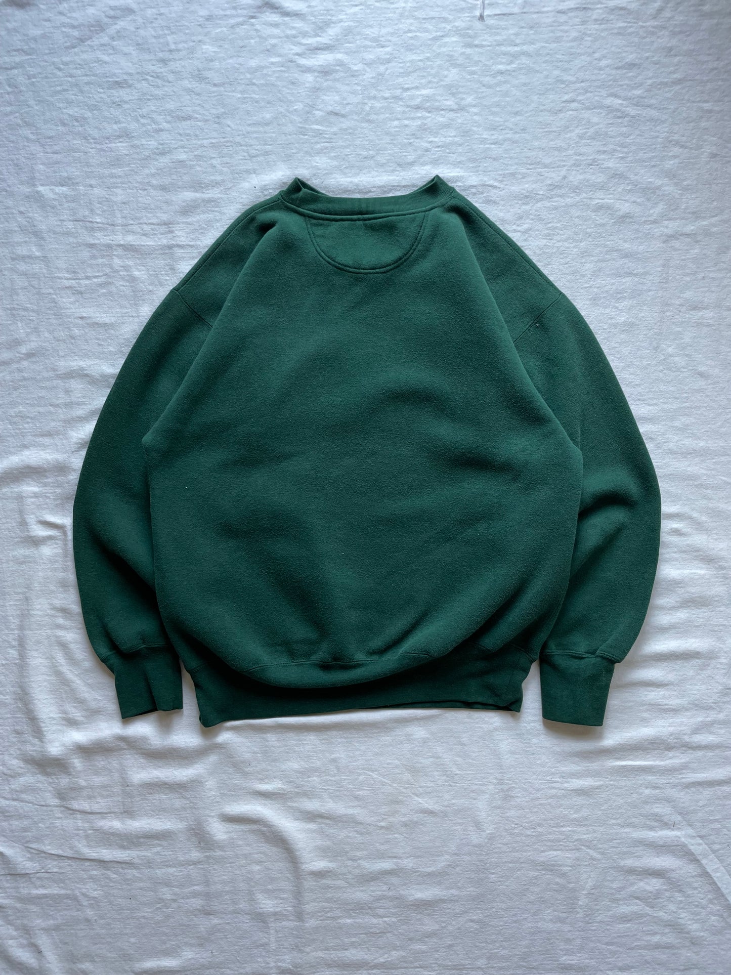 Vintage Notre Dame Green Crewneck Large
