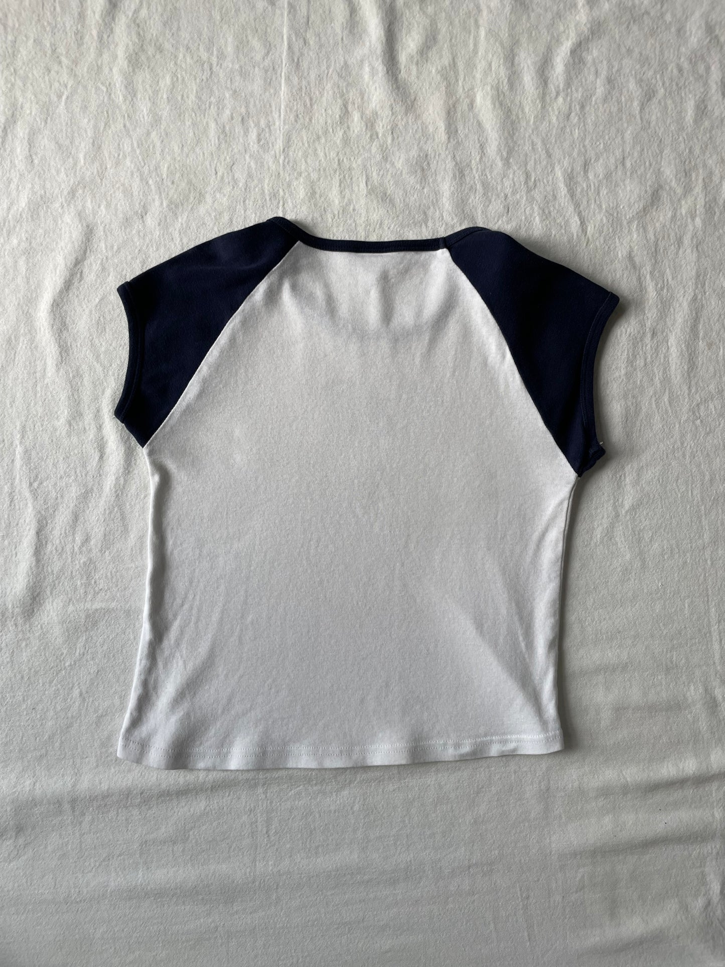 Vintage Notre Dame Baby Tee Large