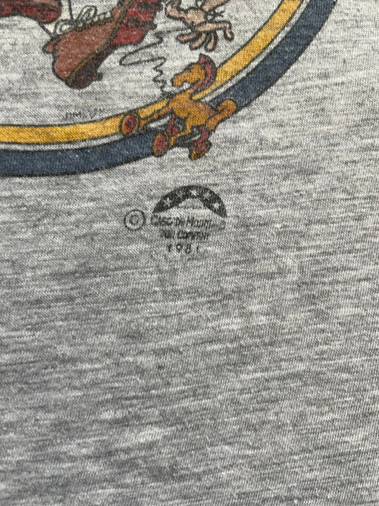 Vintage 80s Notre Dame Football Tee Small