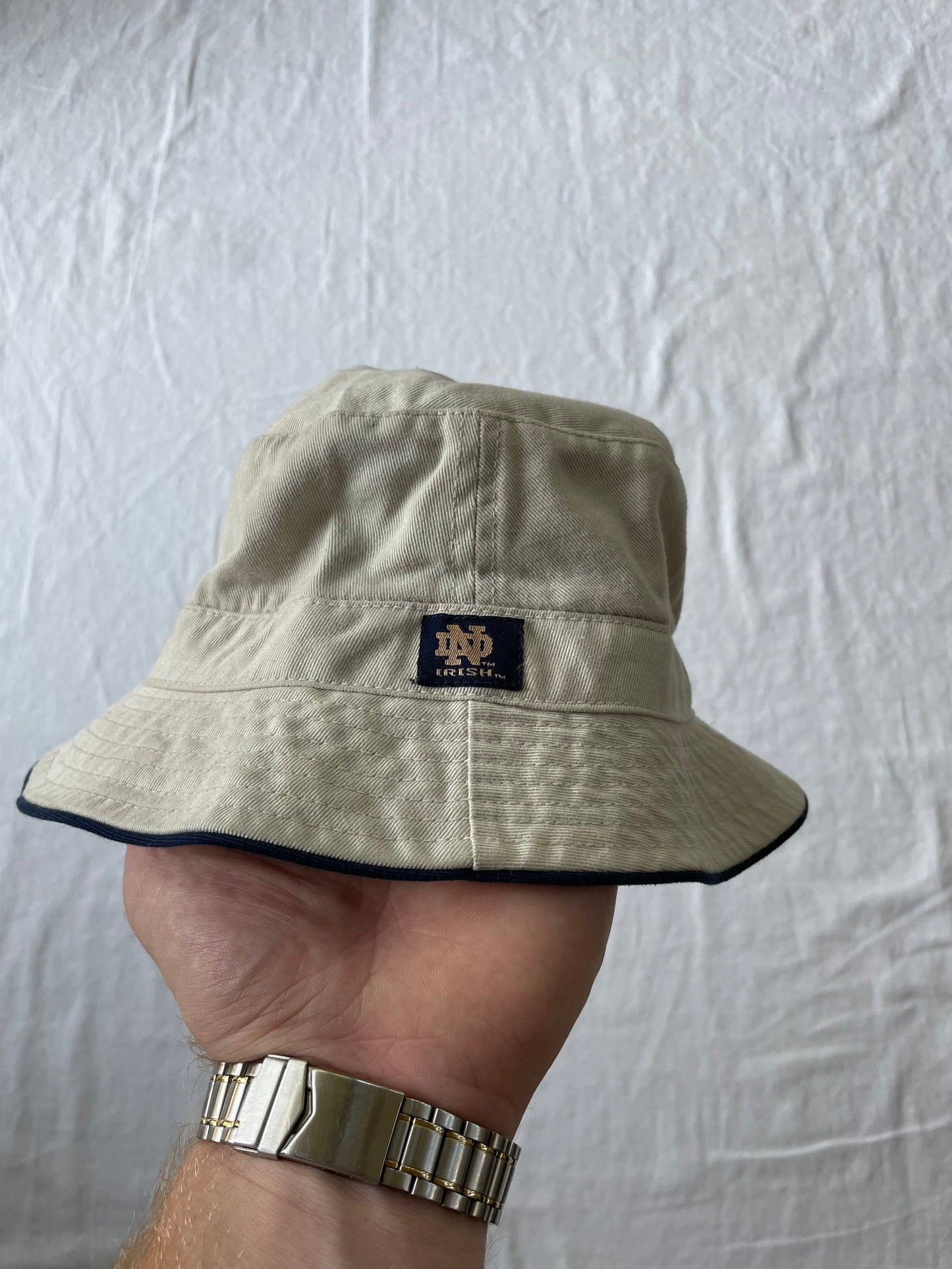 Vintage Notre Dame Bucket Hat Small/Medium