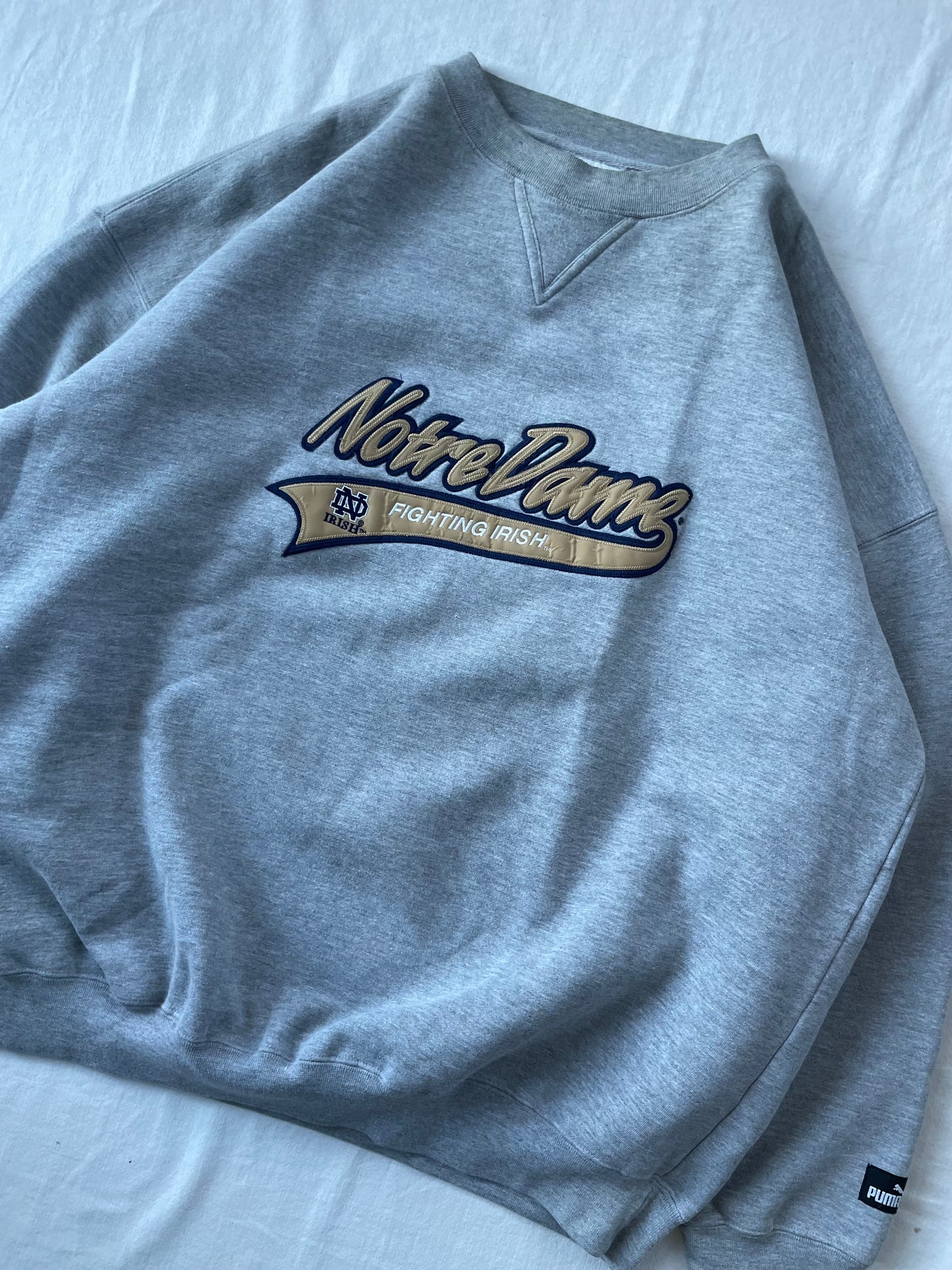 Vintage Notre Dame Fighting Irish Crewneck 2XL