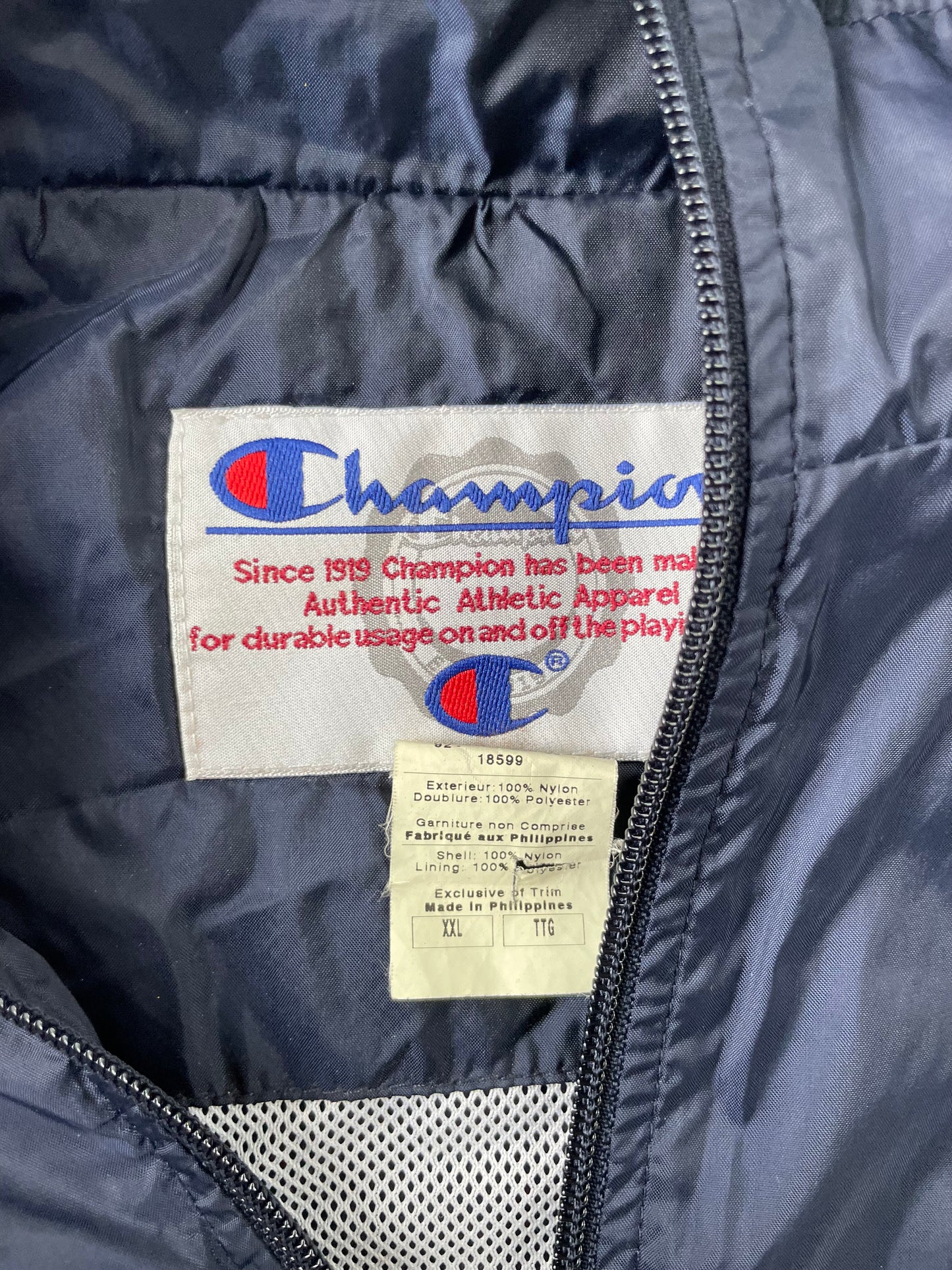 Vintage Notre Dame Champion Windbreaker Jacket 2XL