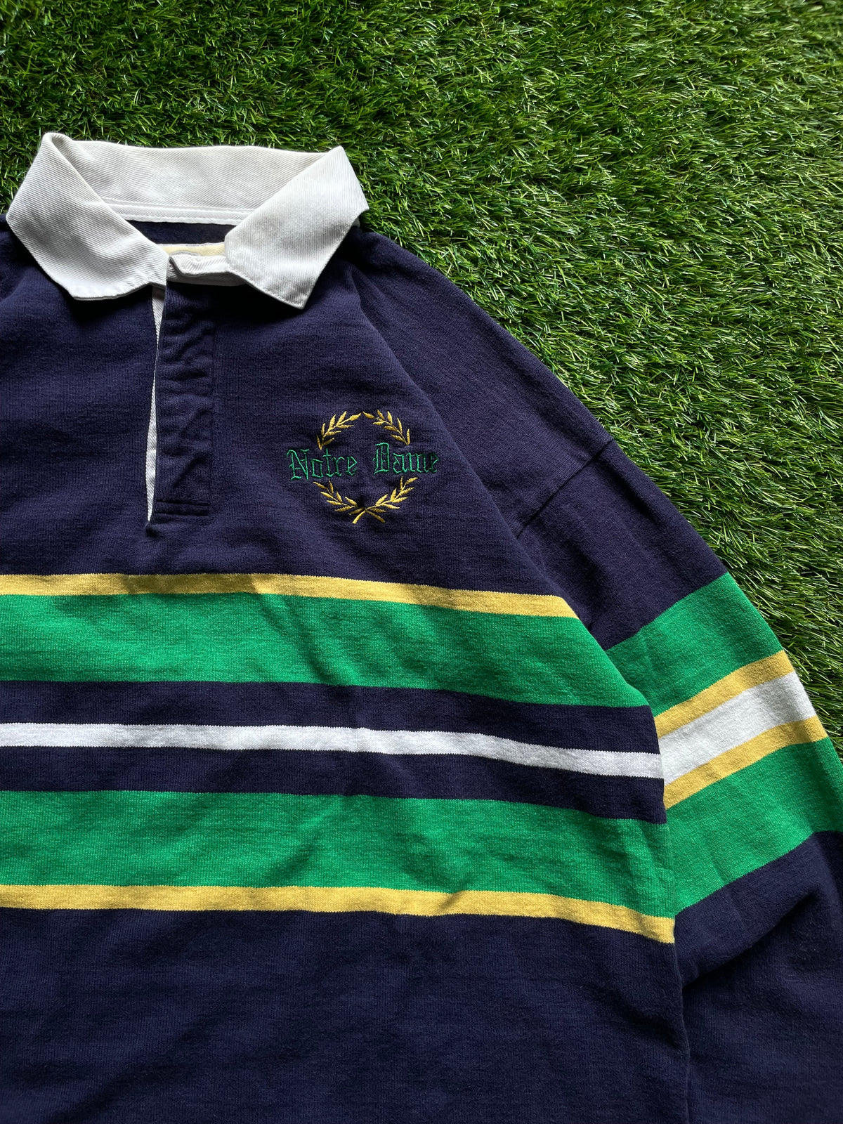 Vintage Notre Dame Rugby Polo Large/XLarge