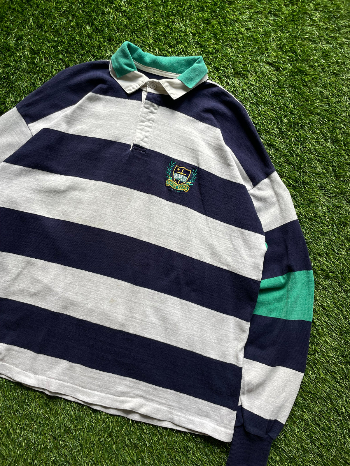 Vintage Notre Dame Rugby Polo XLarge/2XL