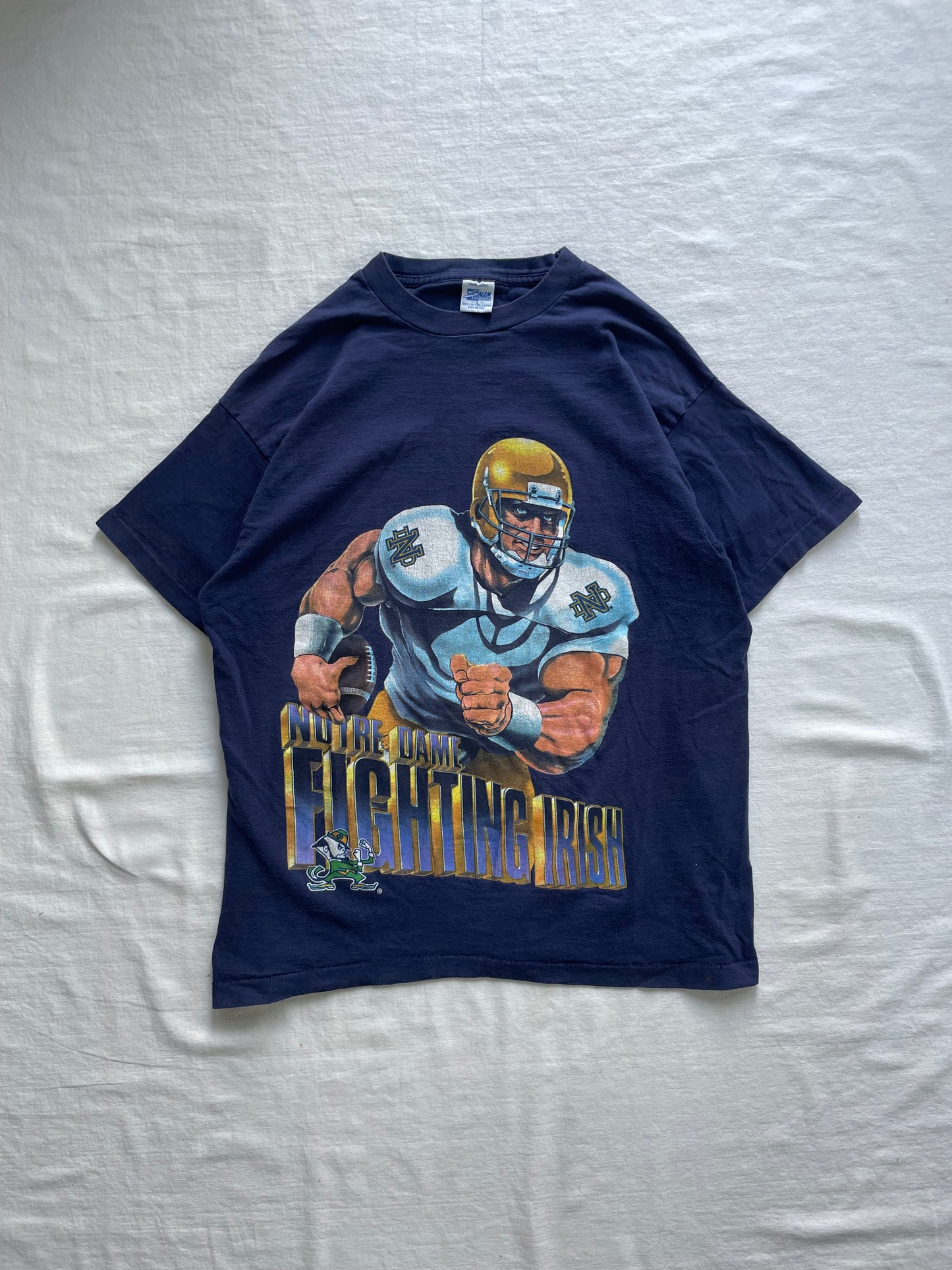 Vintage Notre Dame Football Tee Medium/Large