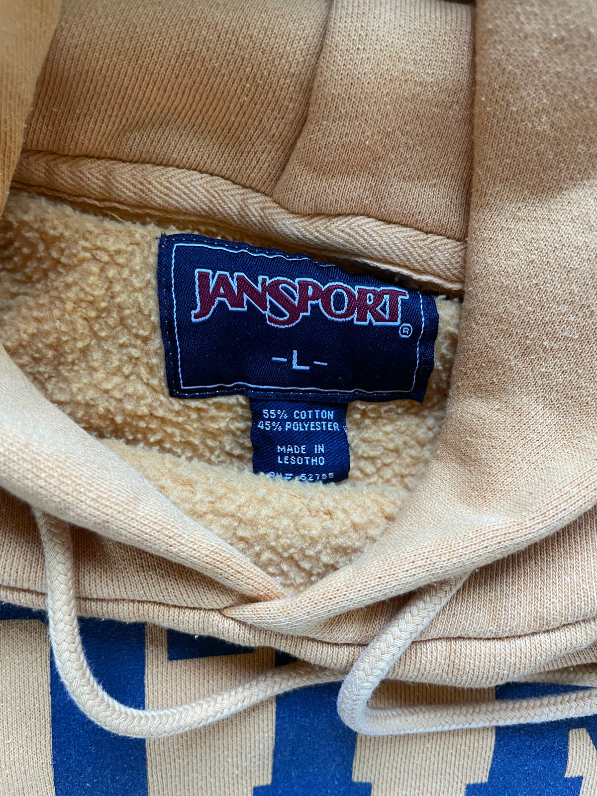 Vintage Notre Dame Gold Hoodie Sweatshirt Large