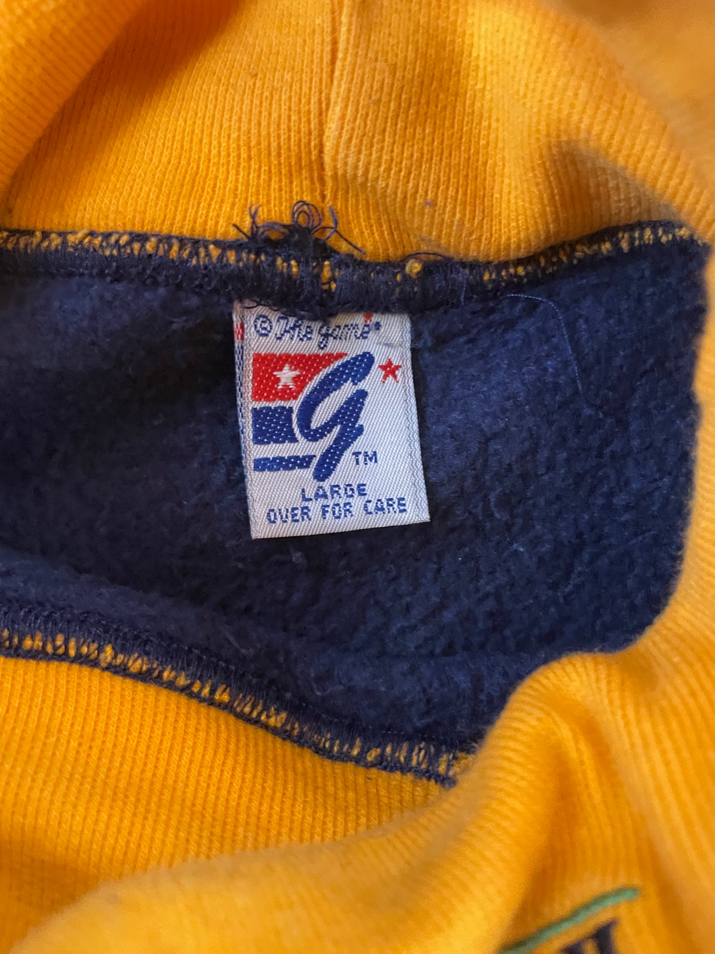 Vintage Notre Dame Turtleneck Sweatshirt Large