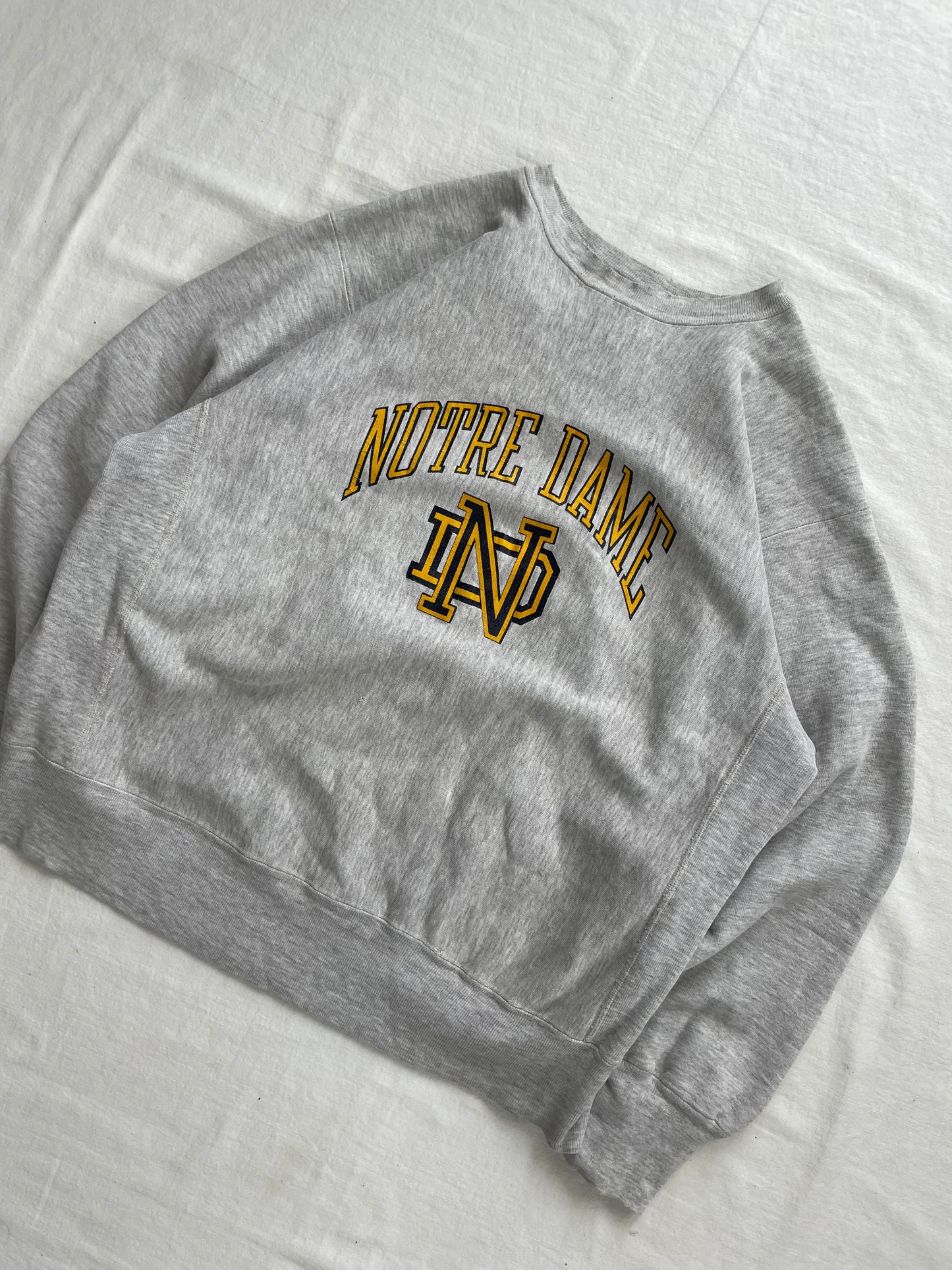 Vintage Notre Dame Champion Reverse Weave Crewneck Large/XLarge