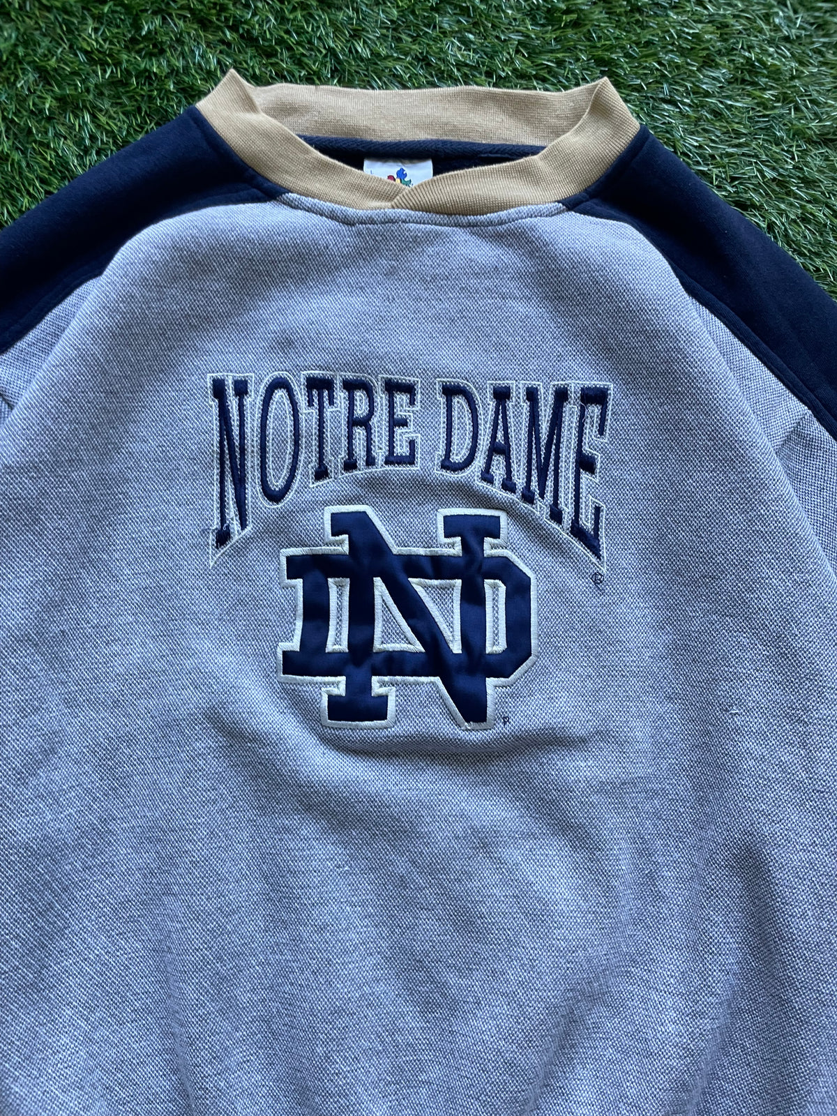 Vintage Notre Dame Crewneck Sweatshirt Large