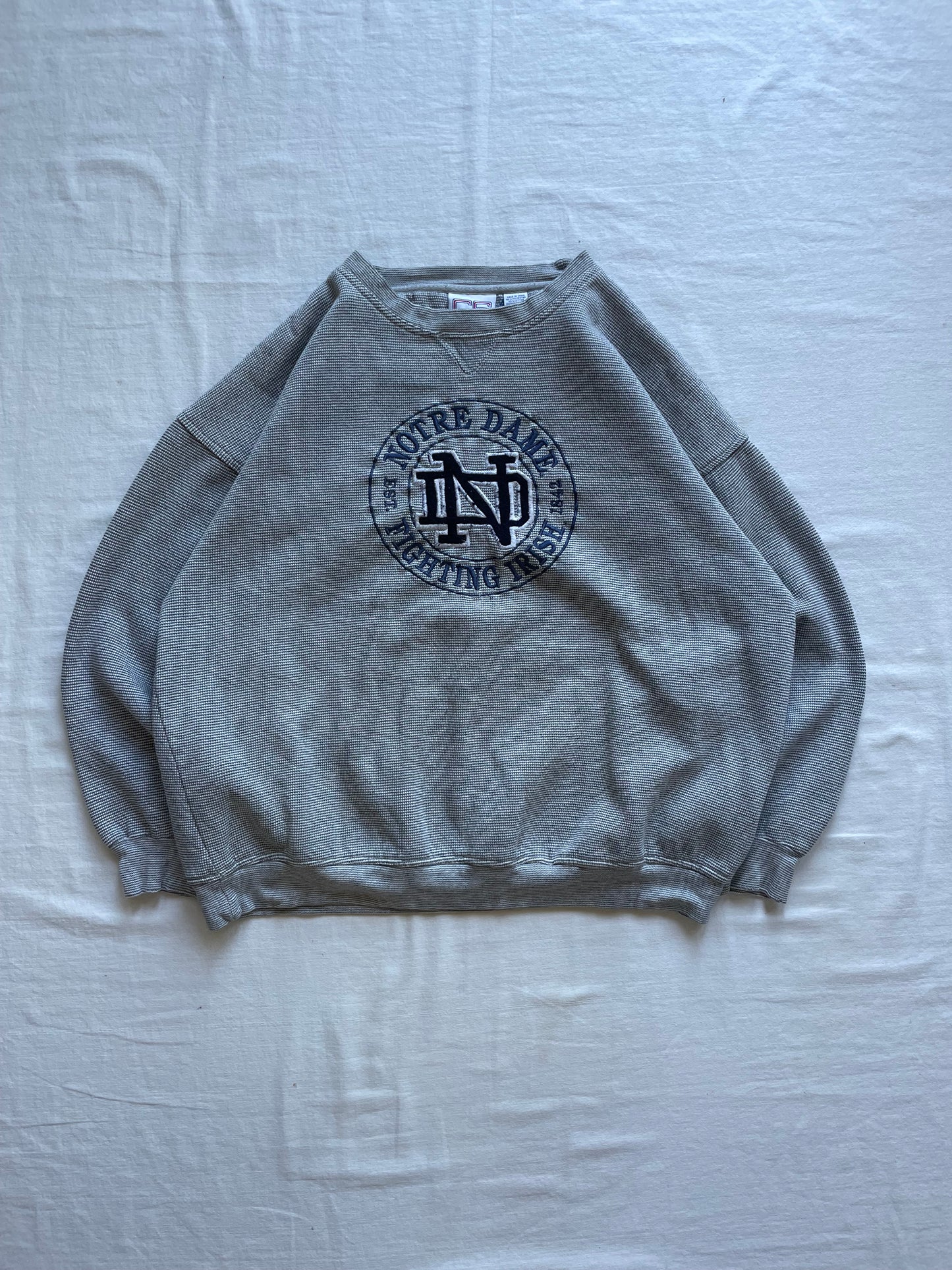 Vintage Notre Dame Crewneck XLarge