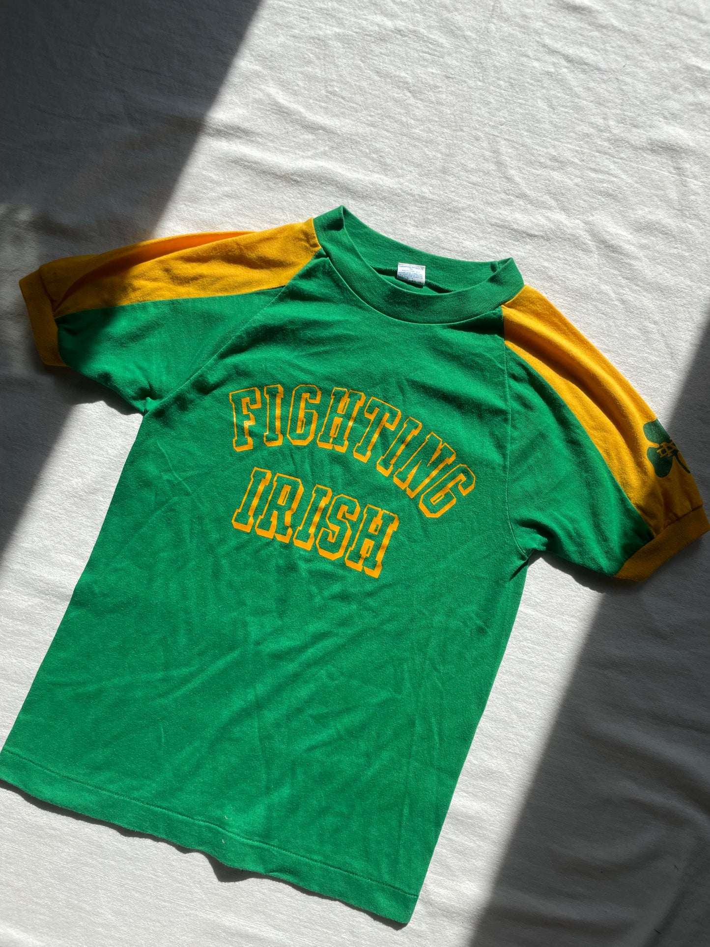 Vintage 70s Notre Dame Fighting Irish Champion Tee Small