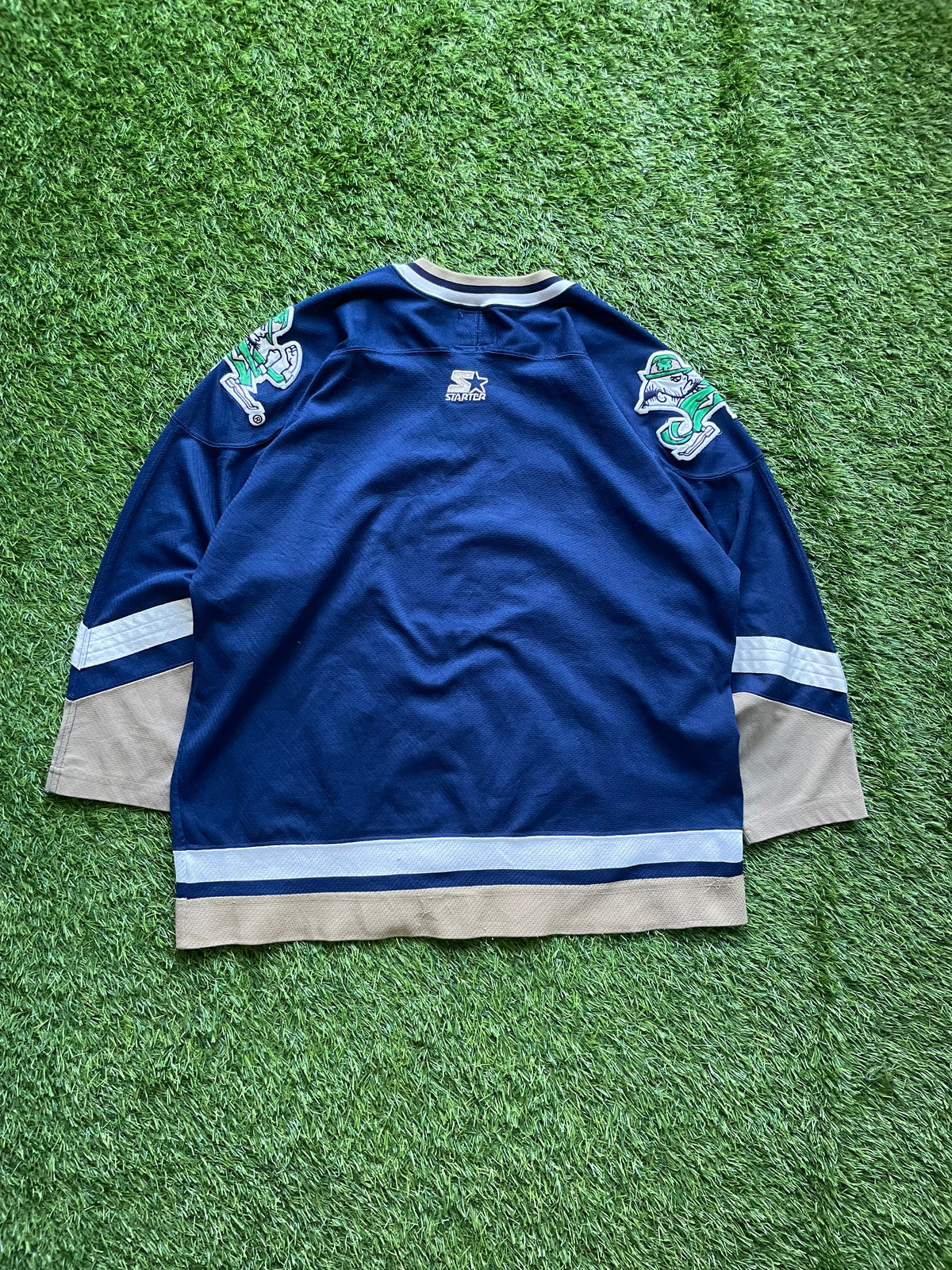 Vintage Notre Dame Fighting Irish Hockey Jersey XLarge