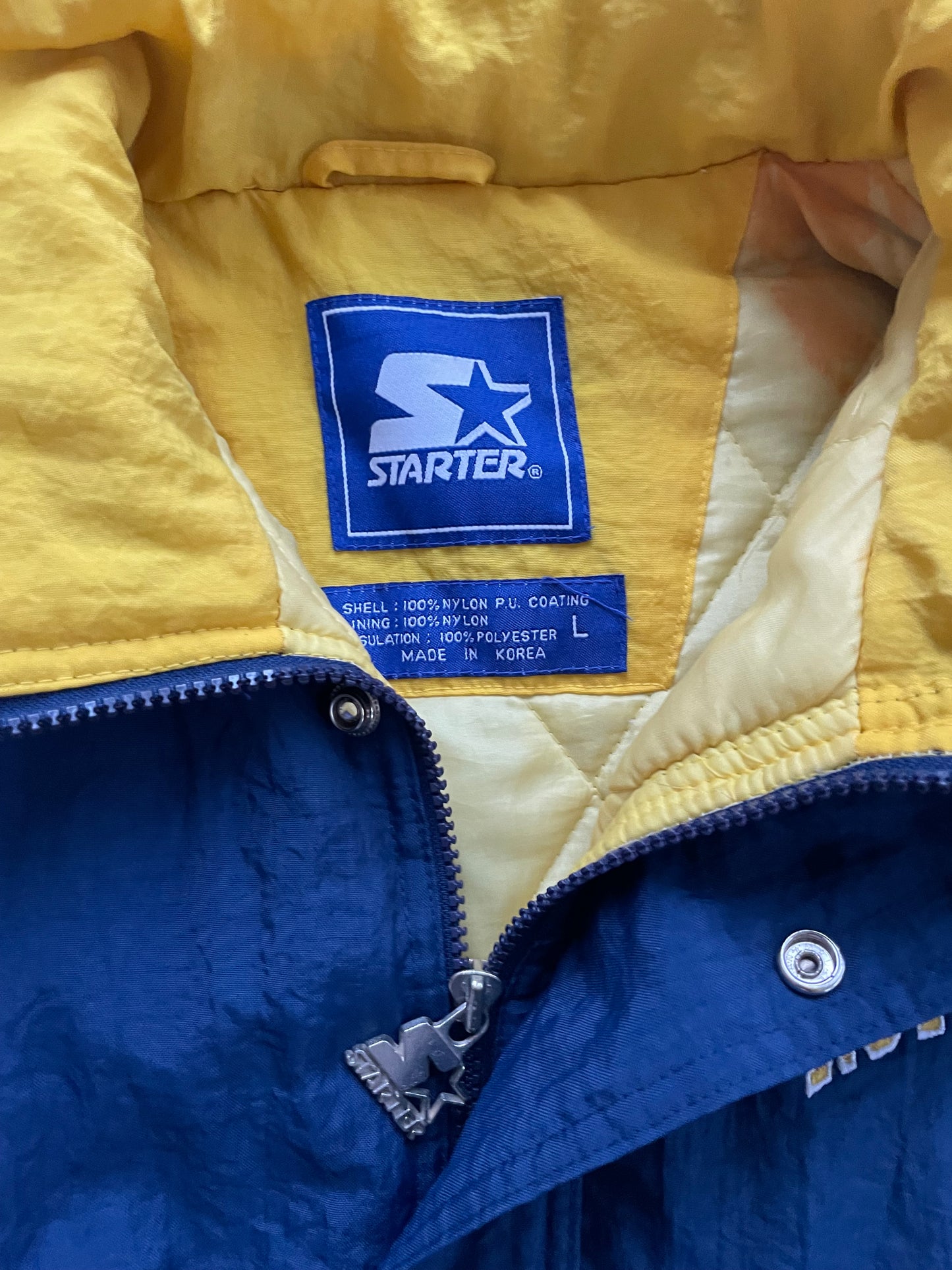 Vintage Notre Dame Puffer Jacket Large