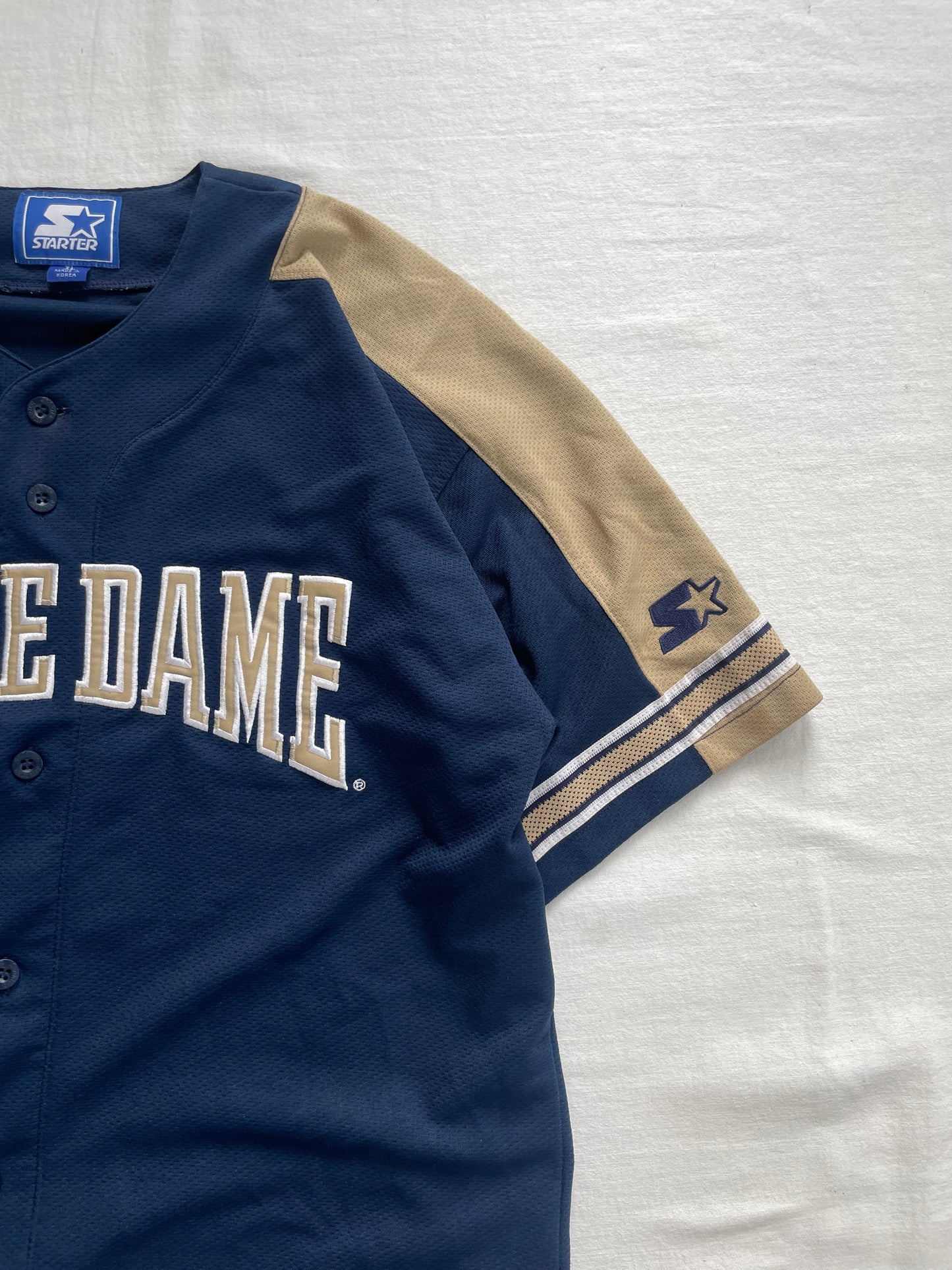 Vintage Notre Dame Baseball Jersey XLarge