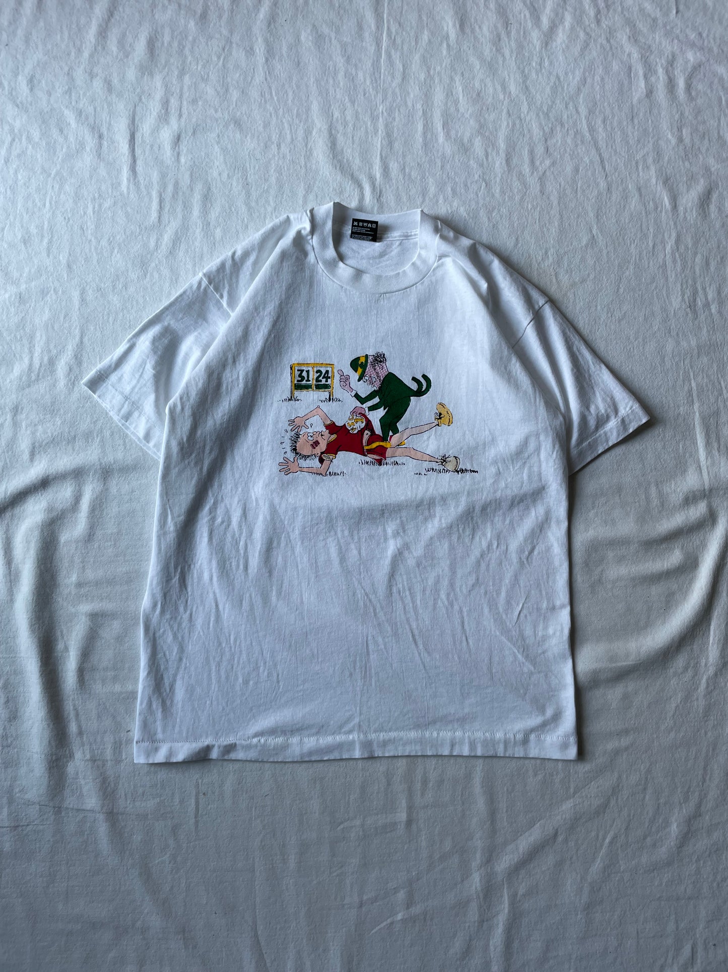 Vintage Notre Dame vs. Florida State Character Tee Medium