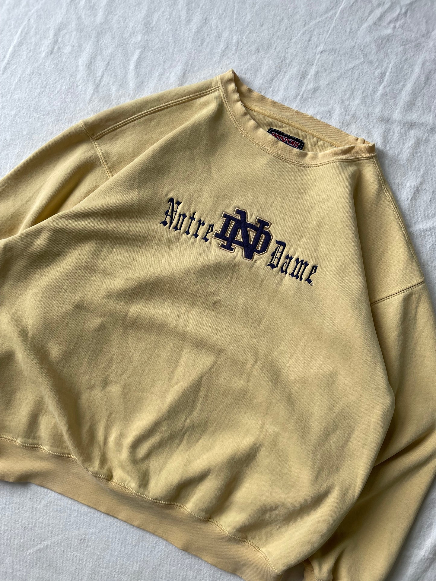 Vintage Notre Dame Crewneck Large