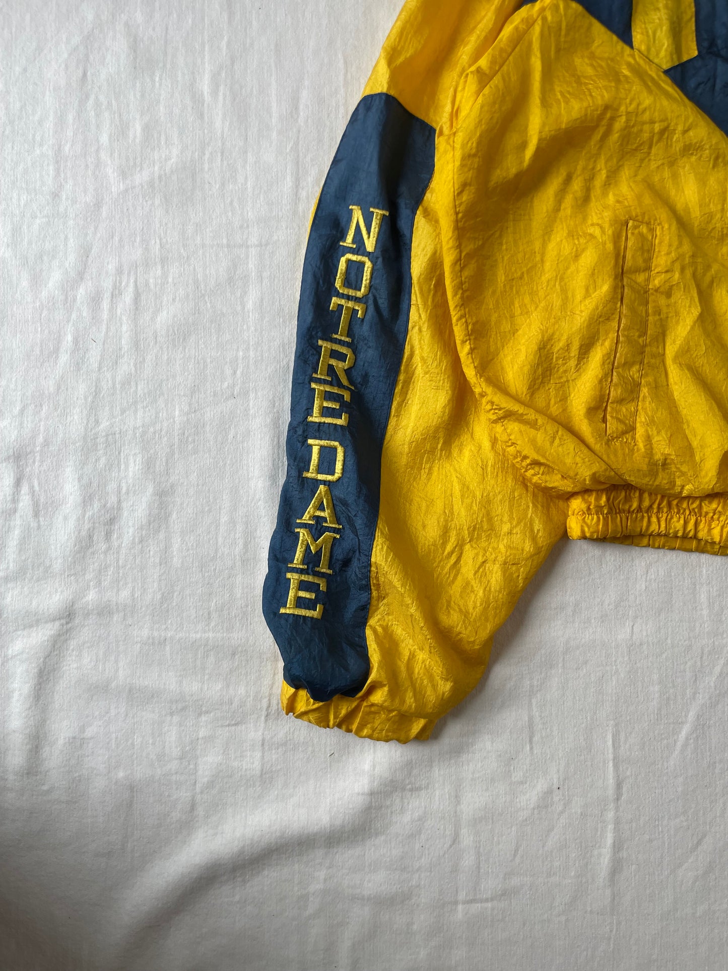 Vintage Notre Dame Track Suit Large