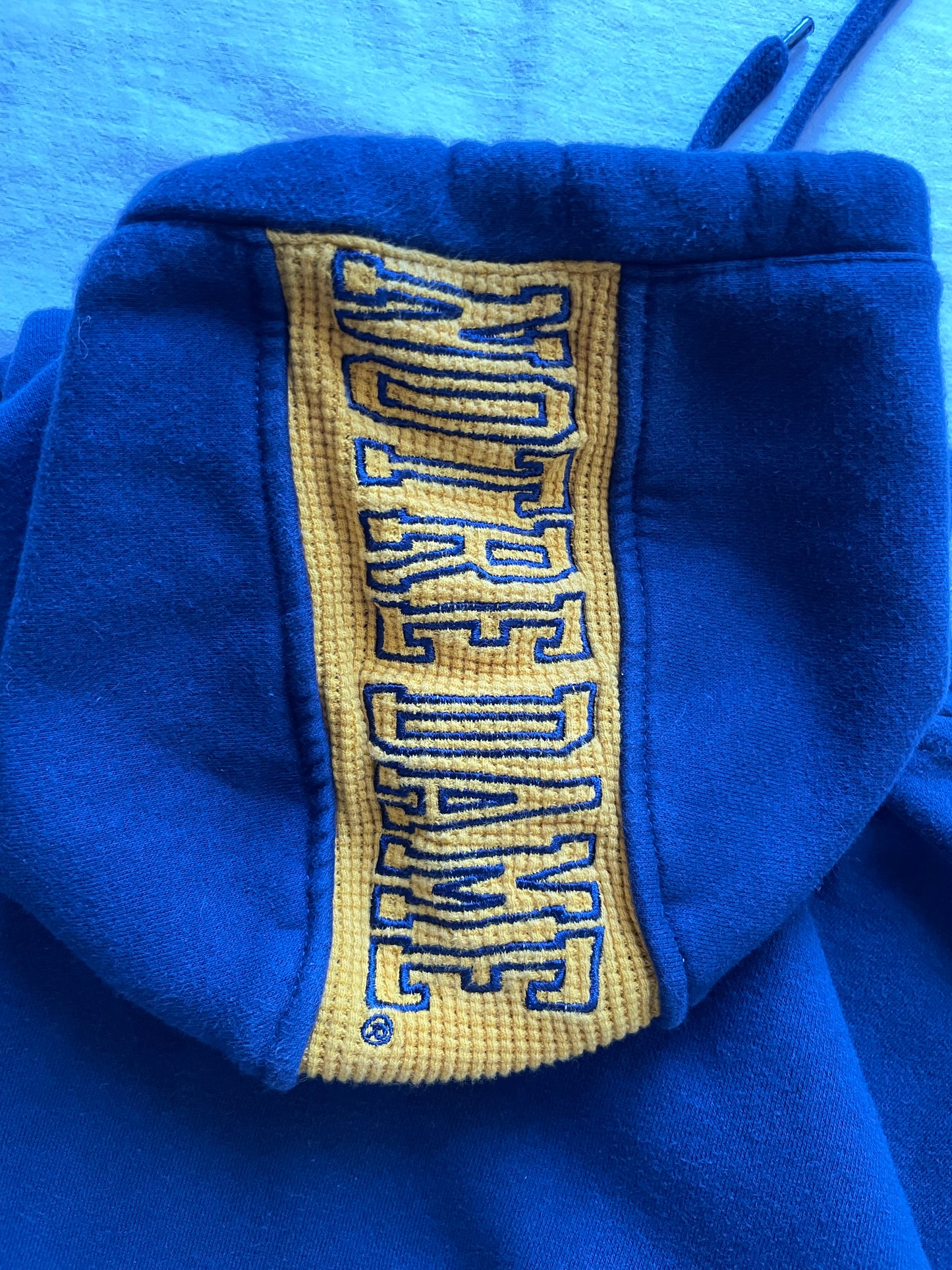 Vintage Notre Dame Clover Hoodie Large