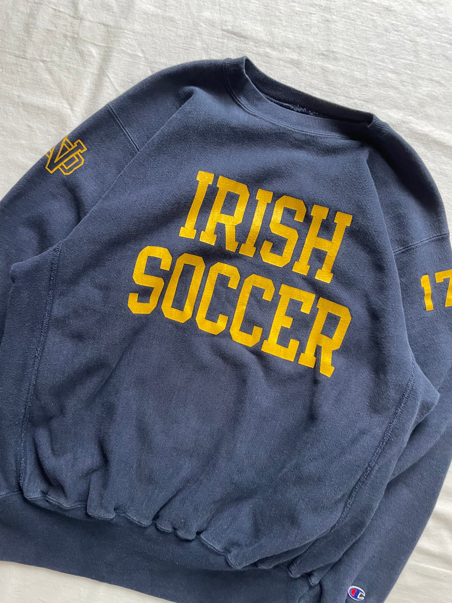 Vintage Notre Dame Irish Soccer Crewneck Large/XLarge